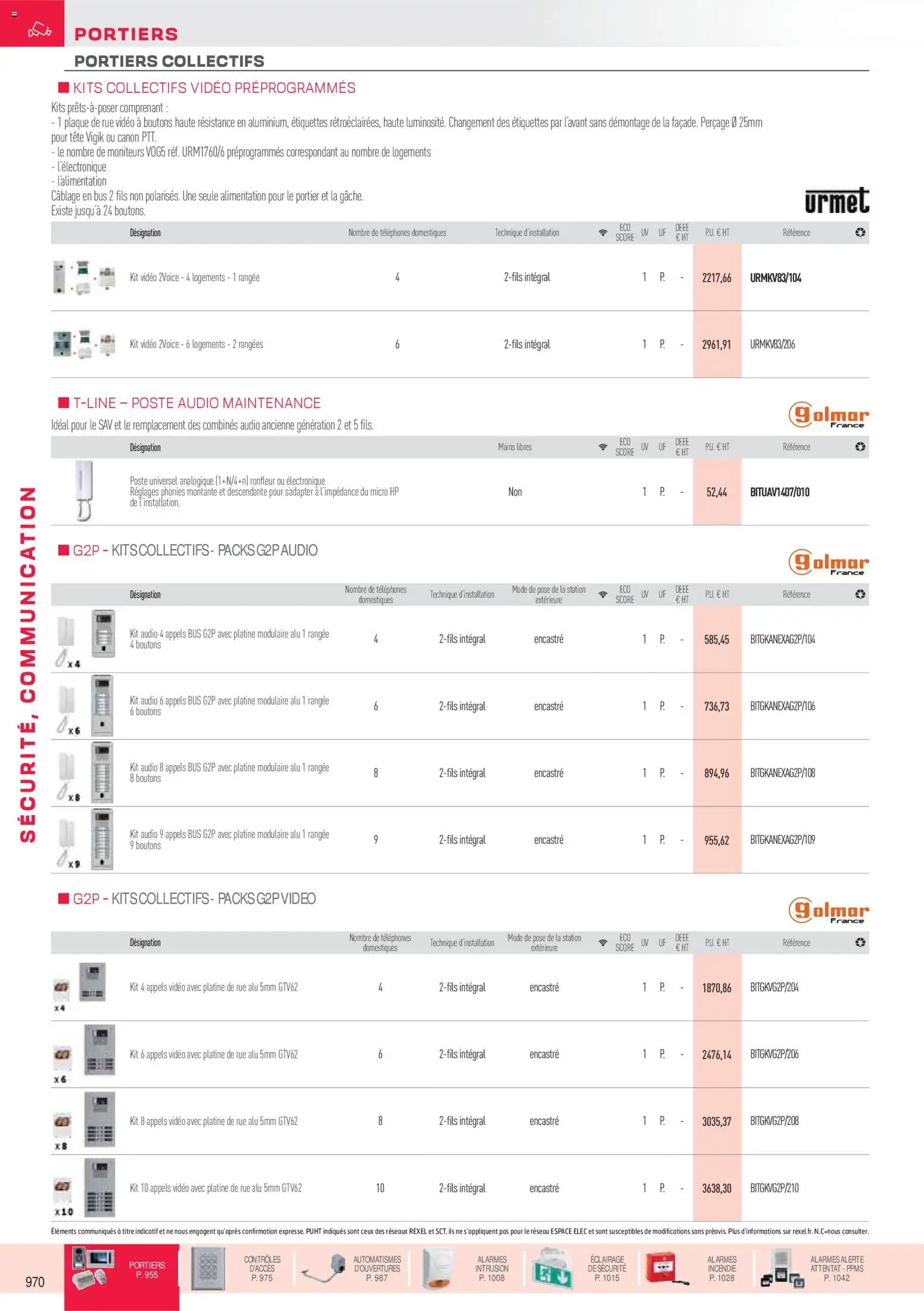 Rexel catalogue à partir du 18/11/2025 Brochure sécurité, communication