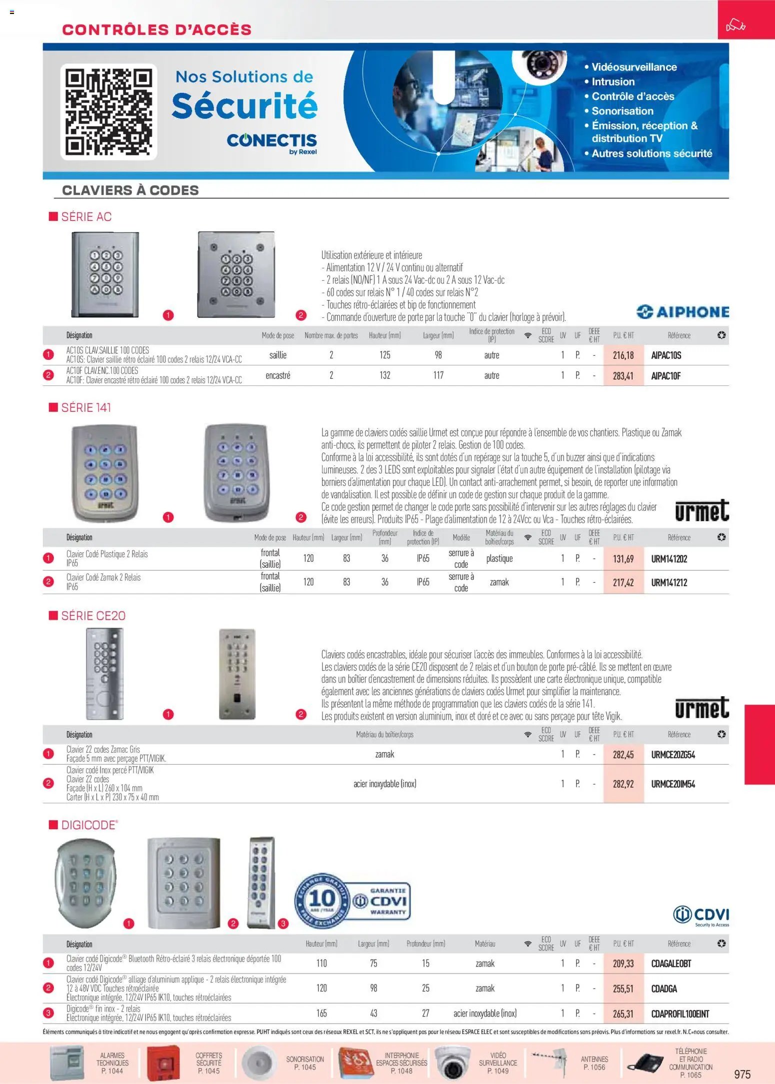 Rexel catalogue à partir du 18/11/2025 Brochure sécurité, communication