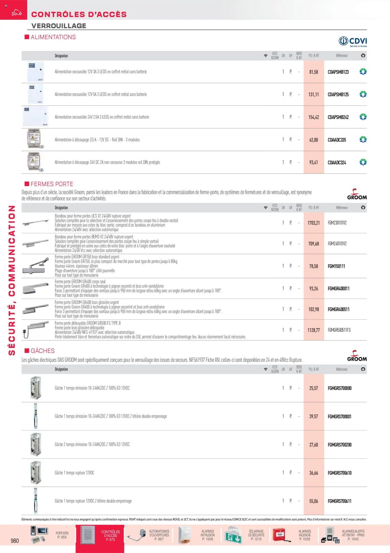 Rexel catalogue à partir du 18/11/2025 Brochure sécurité, communication
