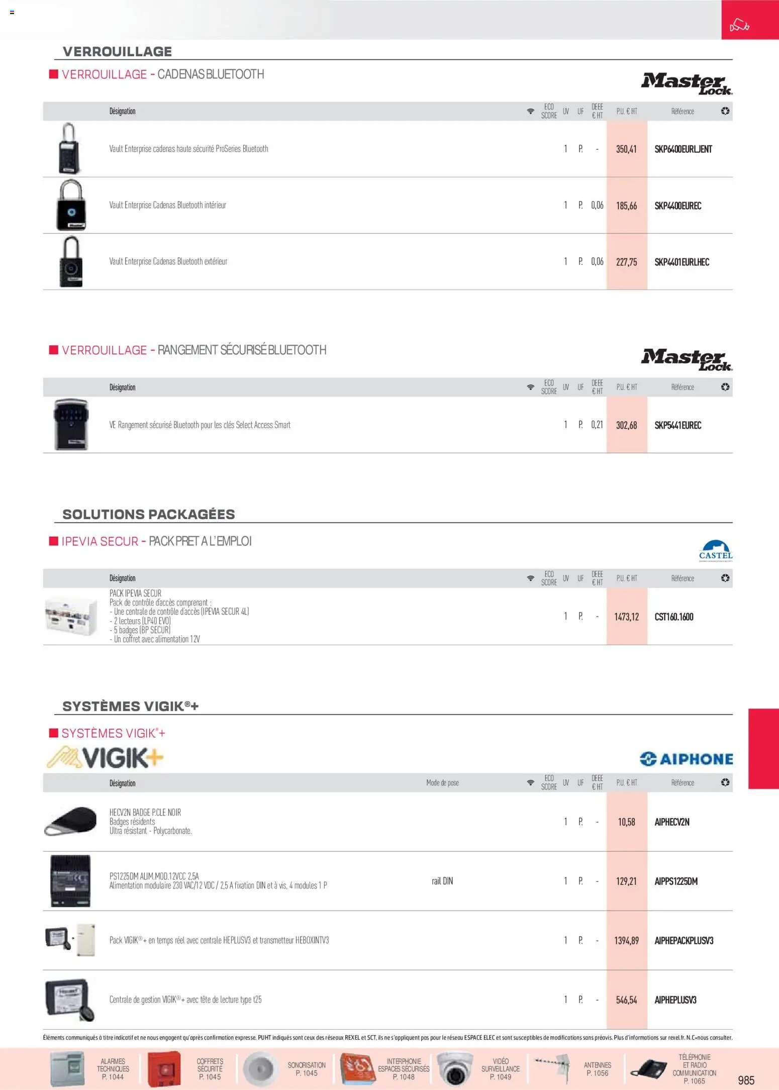 Rexel catalogue à partir du 18/11/2025 Brochure sécurité, communication
