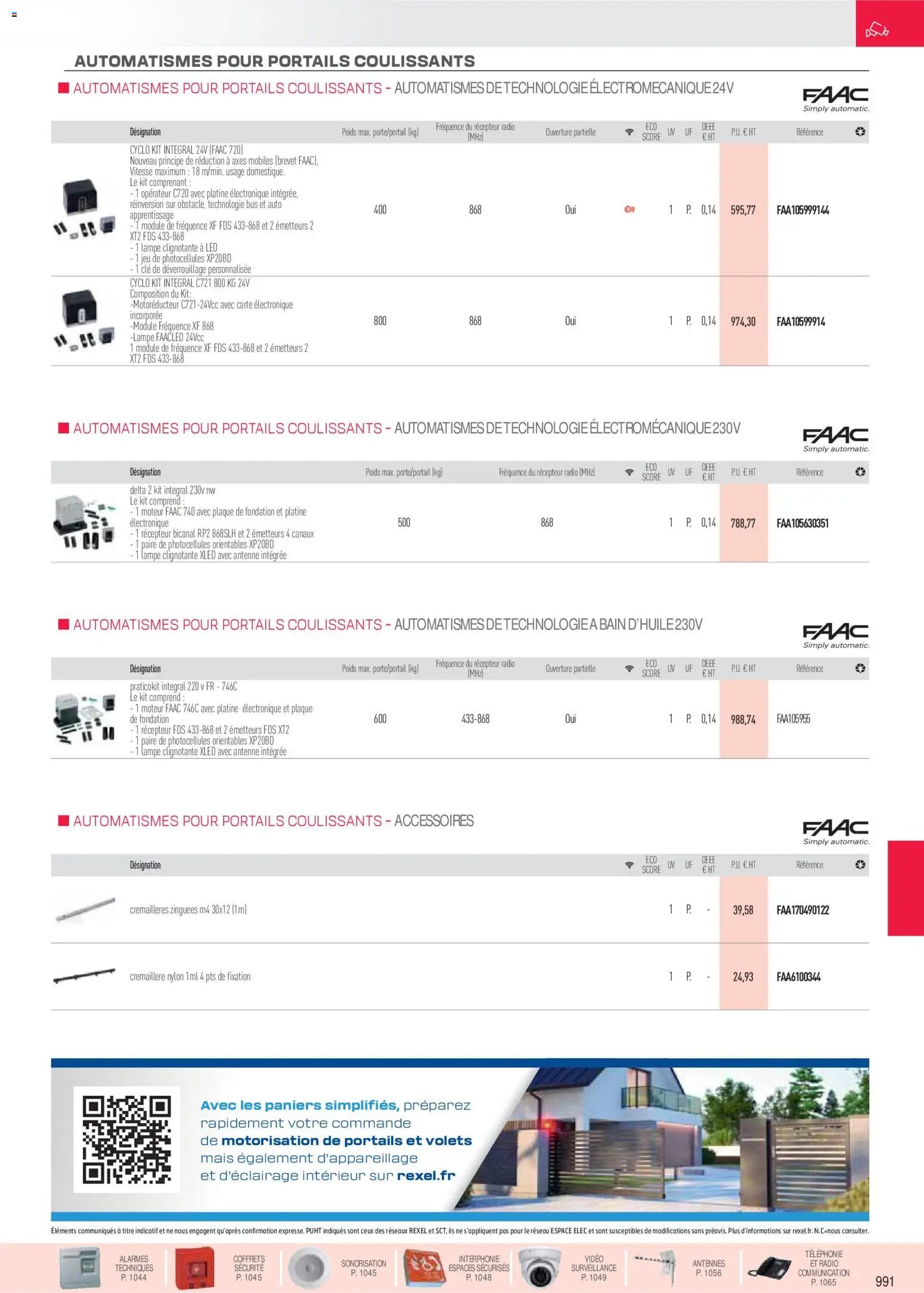 Rexel catalogue à partir du 18/11/2025 Brochure sécurité, communication
