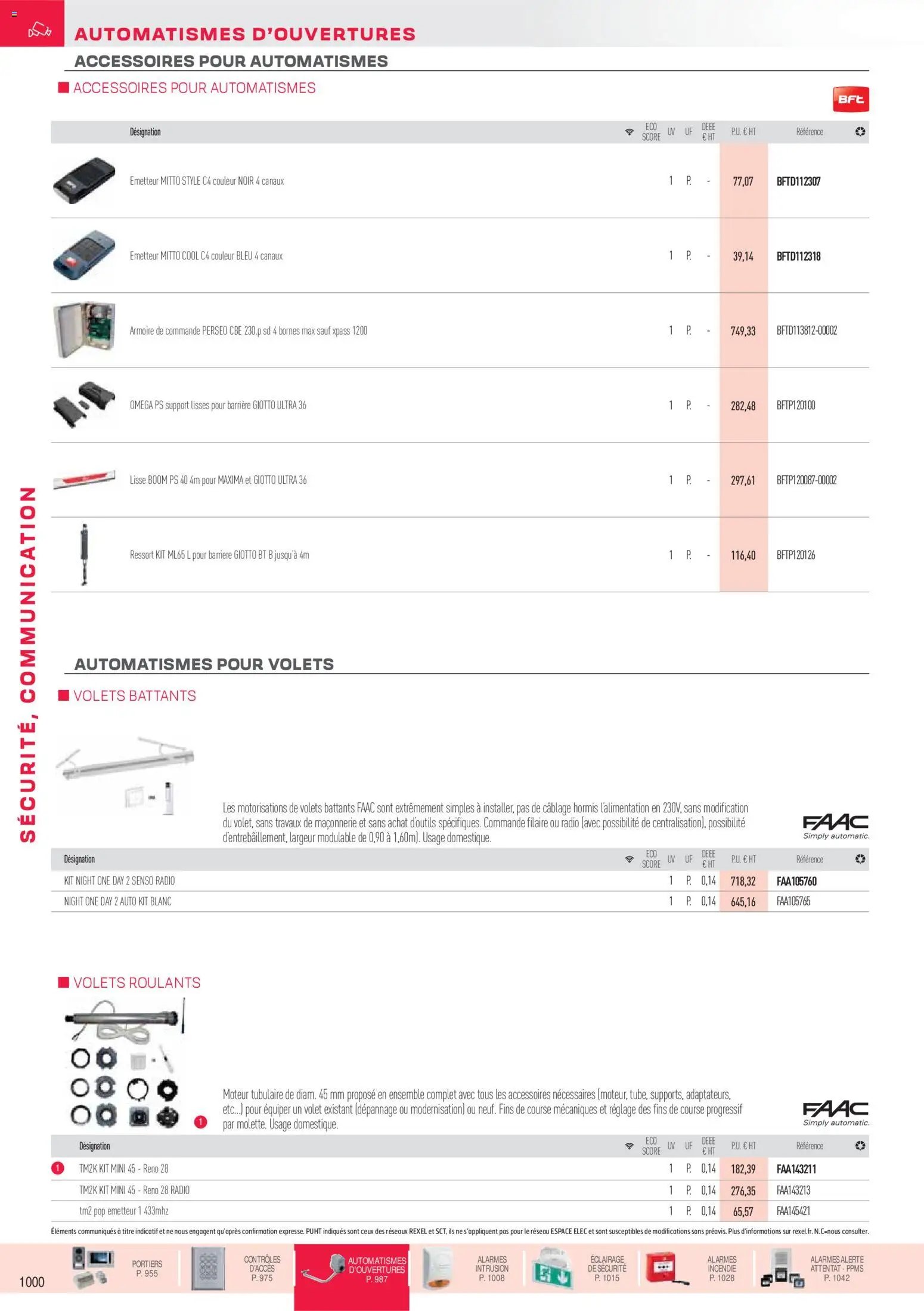 Rexel catalogue à partir du 18/11/2025 Brochure sécurité, communication