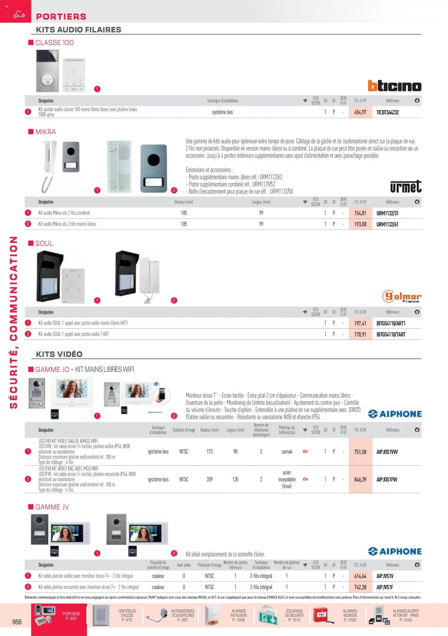 Rexel catalogue à partir du 18/11/2025 Brochure sécurité, communication