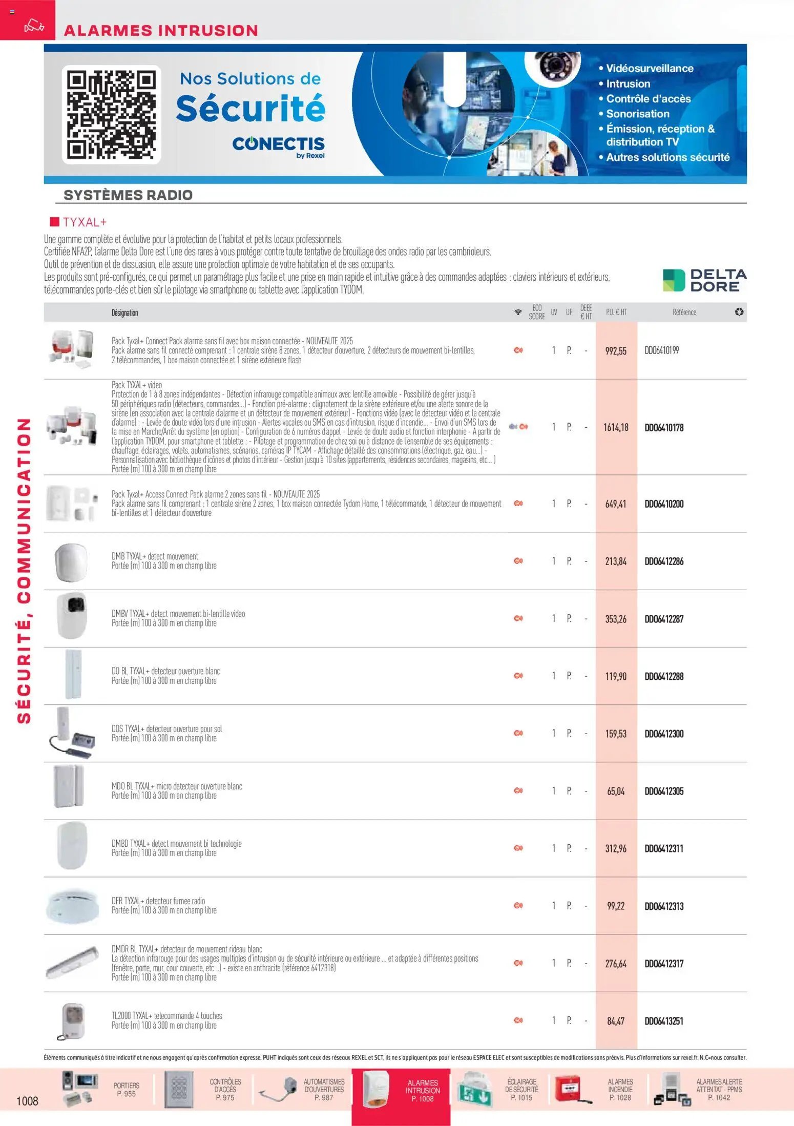 Rexel catalogue à partir du 18/11/2025 Brochure sécurité, communication