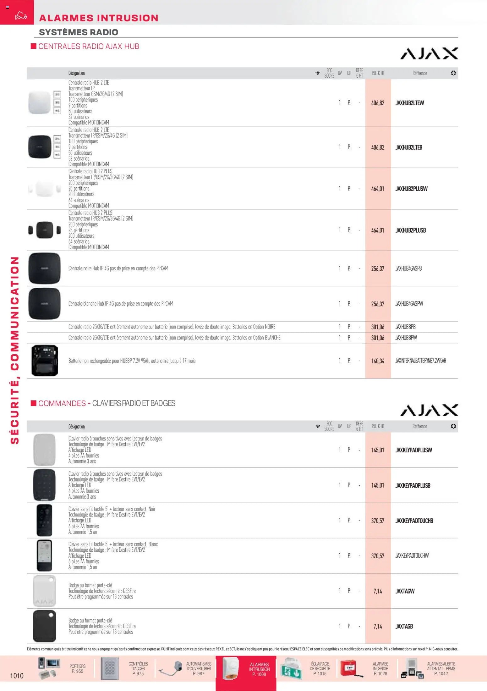 Rexel catalogue à partir du 18/11/2025 Brochure sécurité, communication
