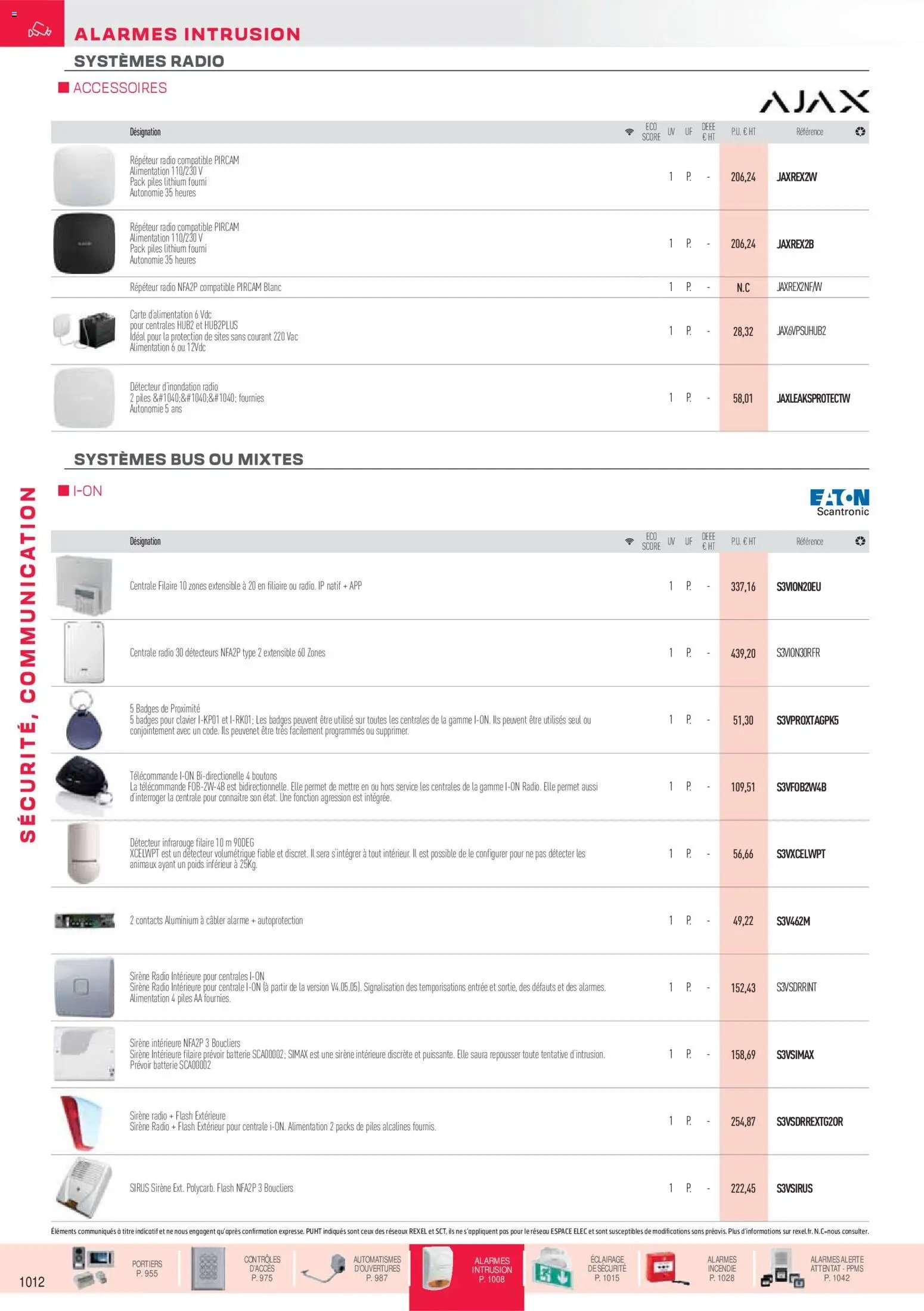 Rexel catalogue à partir du 18/11/2025 Brochure sécurité, communication