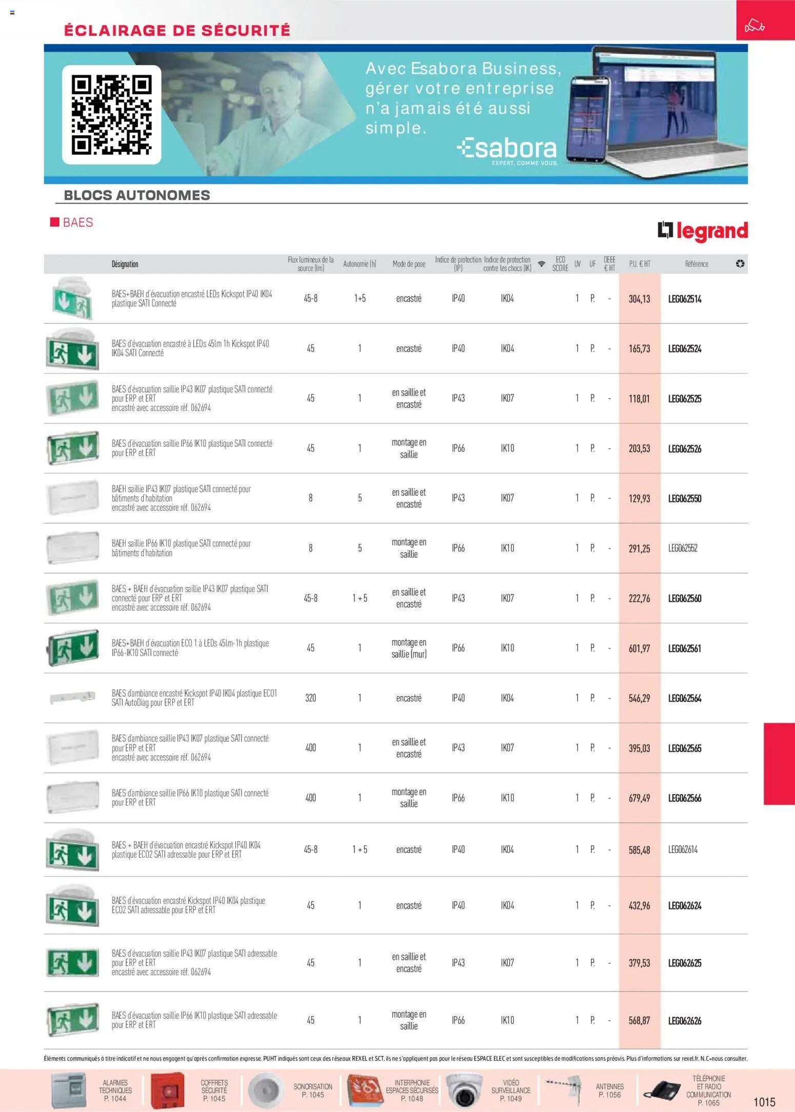 Rexel catalogue à partir du 18/11/2025 Brochure sécurité, communication