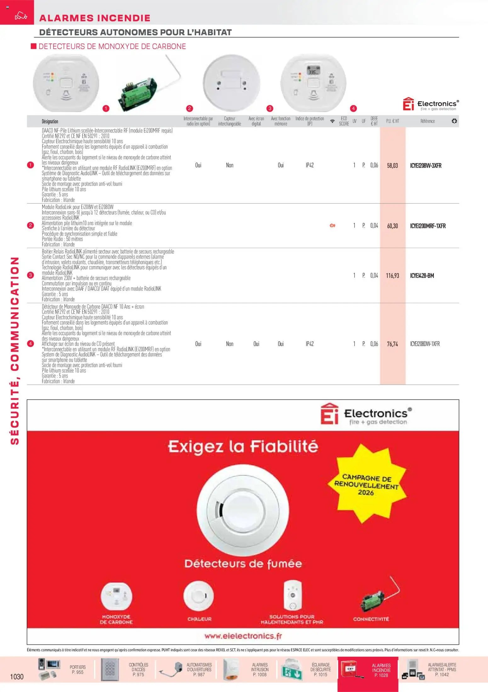 Rexel catalogue à partir du 18/11/2025 Brochure sécurité, communication