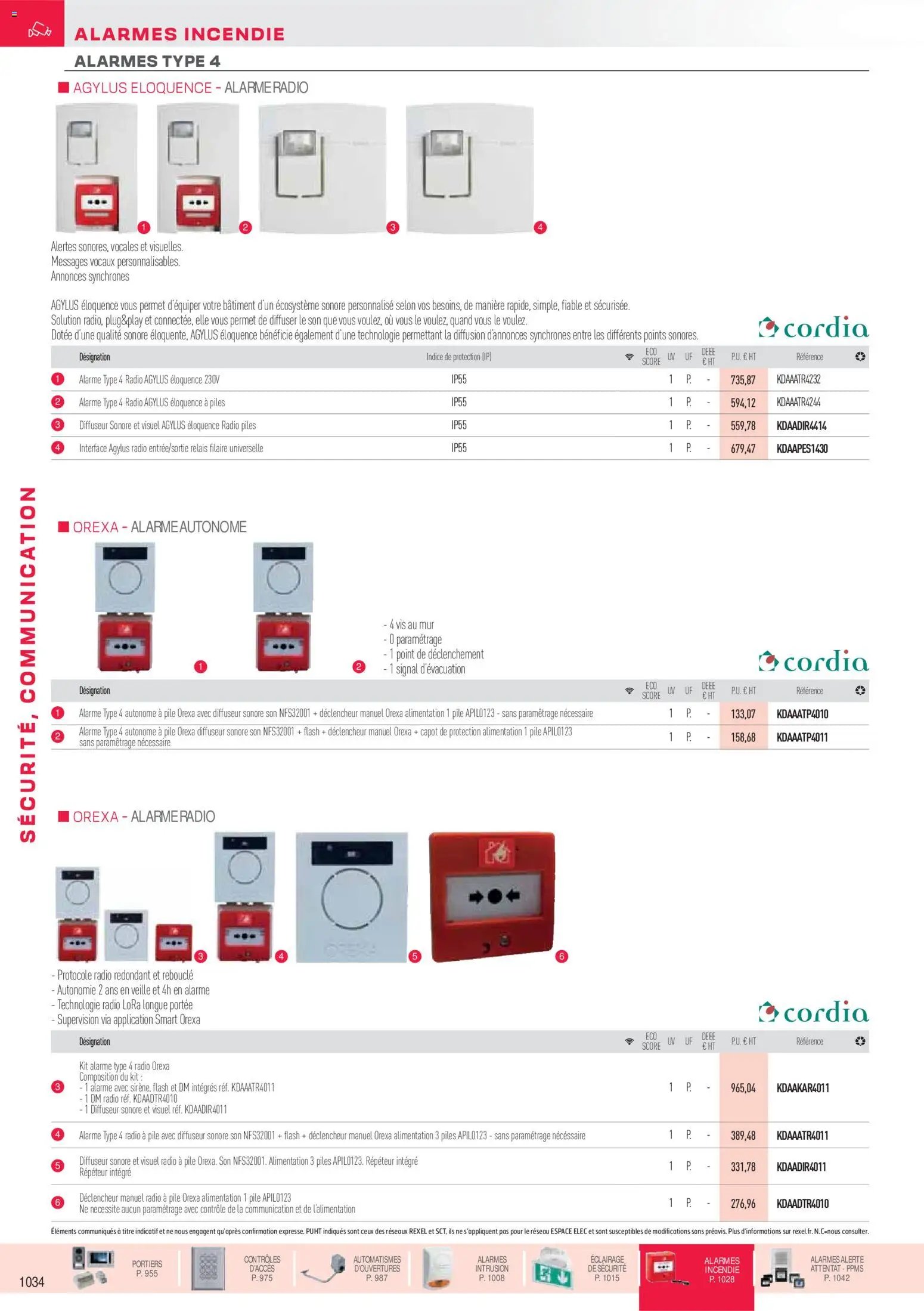 Rexel catalogue à partir du 18/11/2025 Brochure sécurité, communication