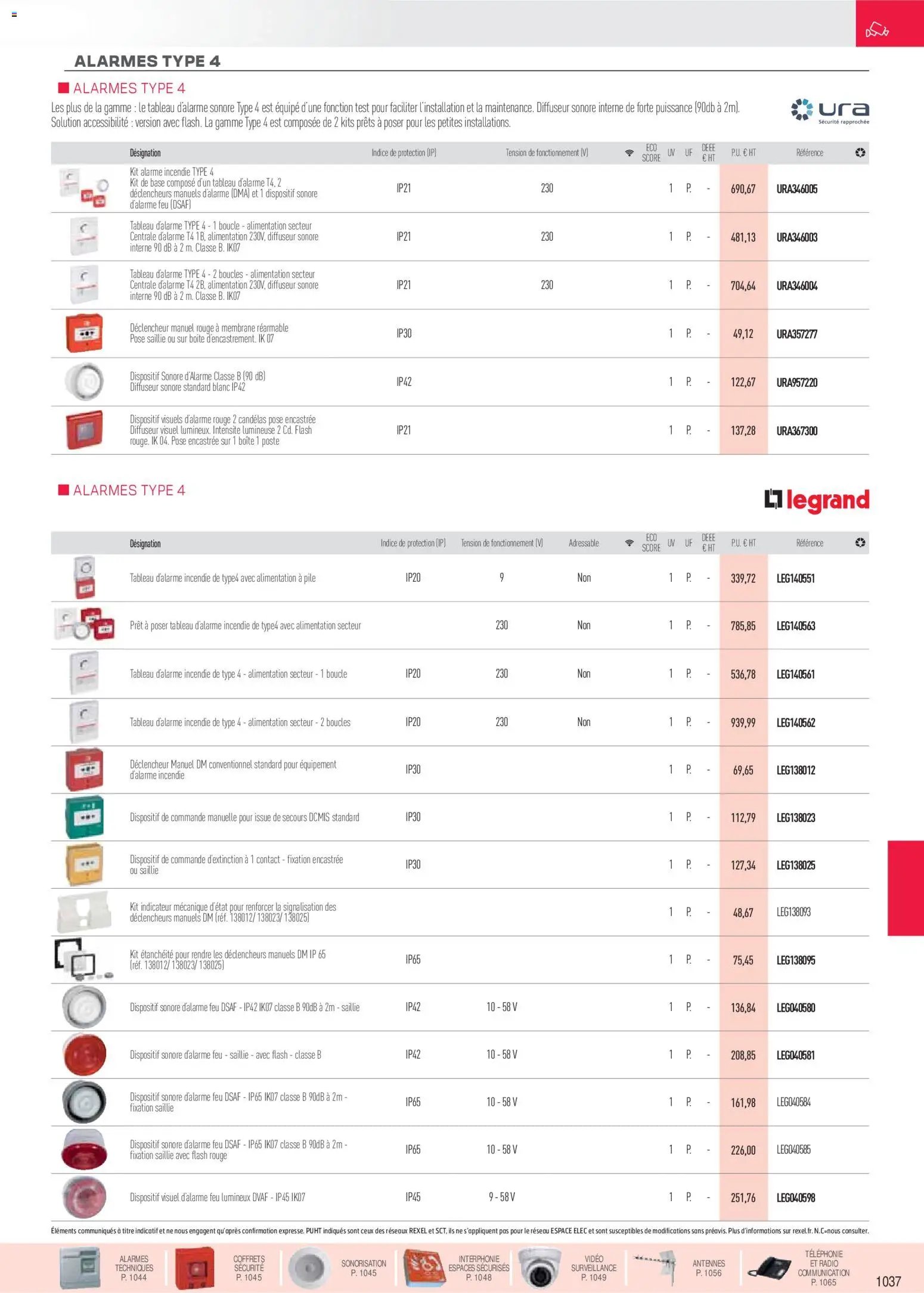 Rexel catalogue à partir du 18/11/2025 Brochure sécurité, communication