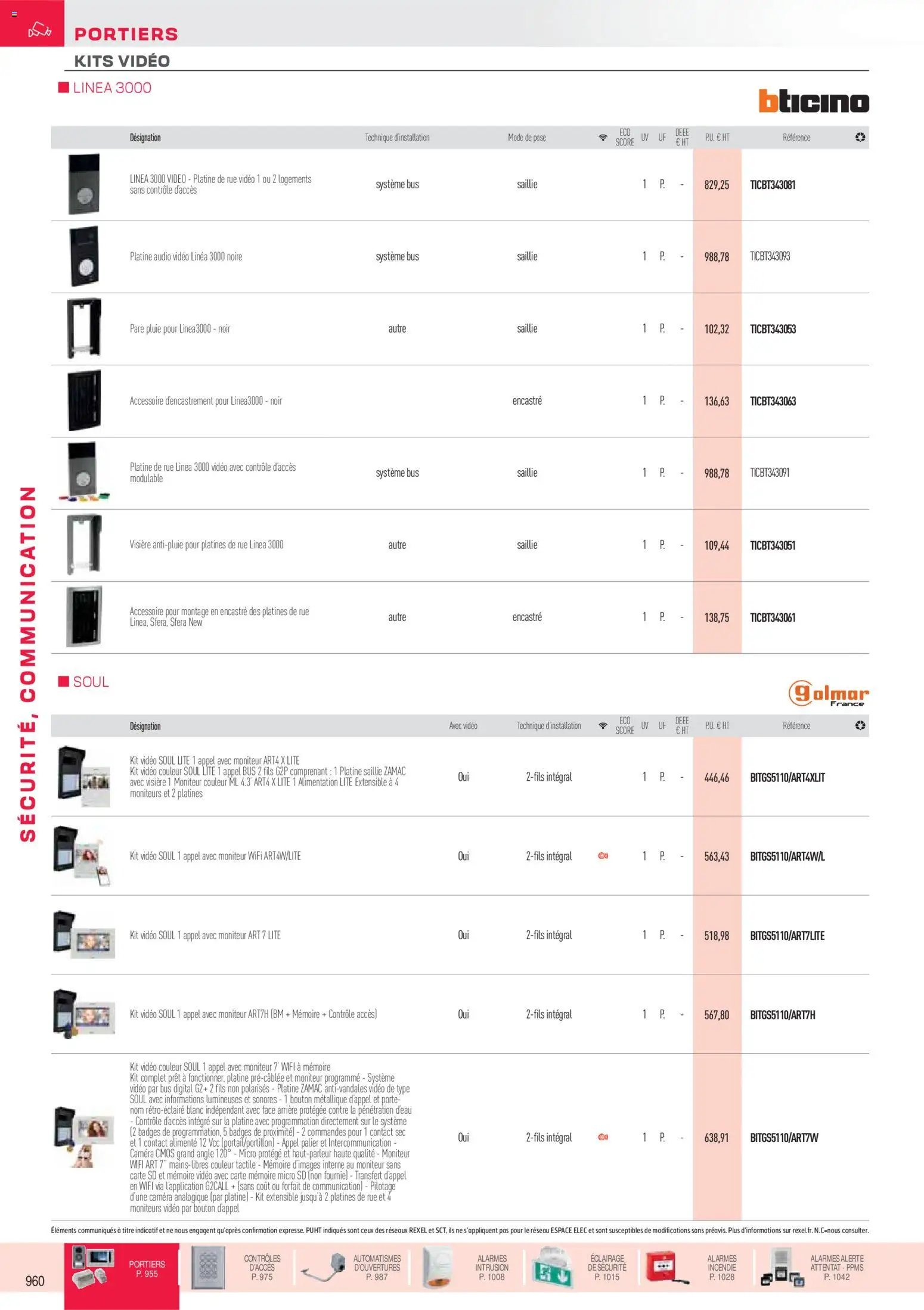 Rexel catalogue à partir du 18/11/2025 Brochure sécurité, communication
