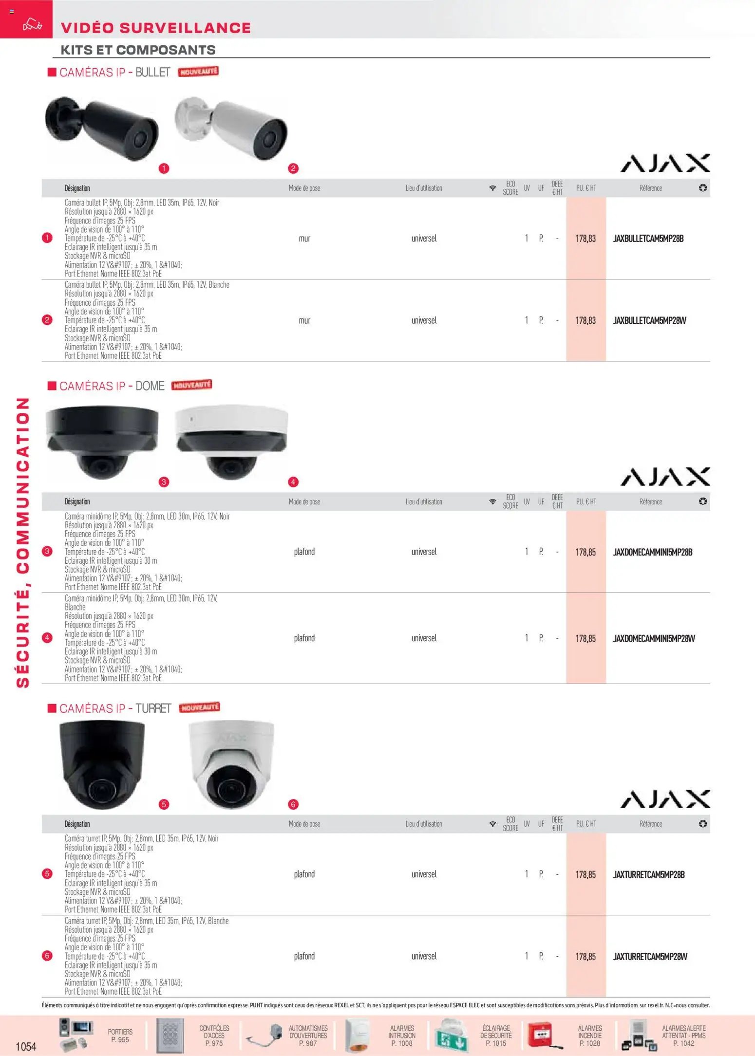 Rexel catalogue à partir du 01/12/2025 Sécurité, Communication