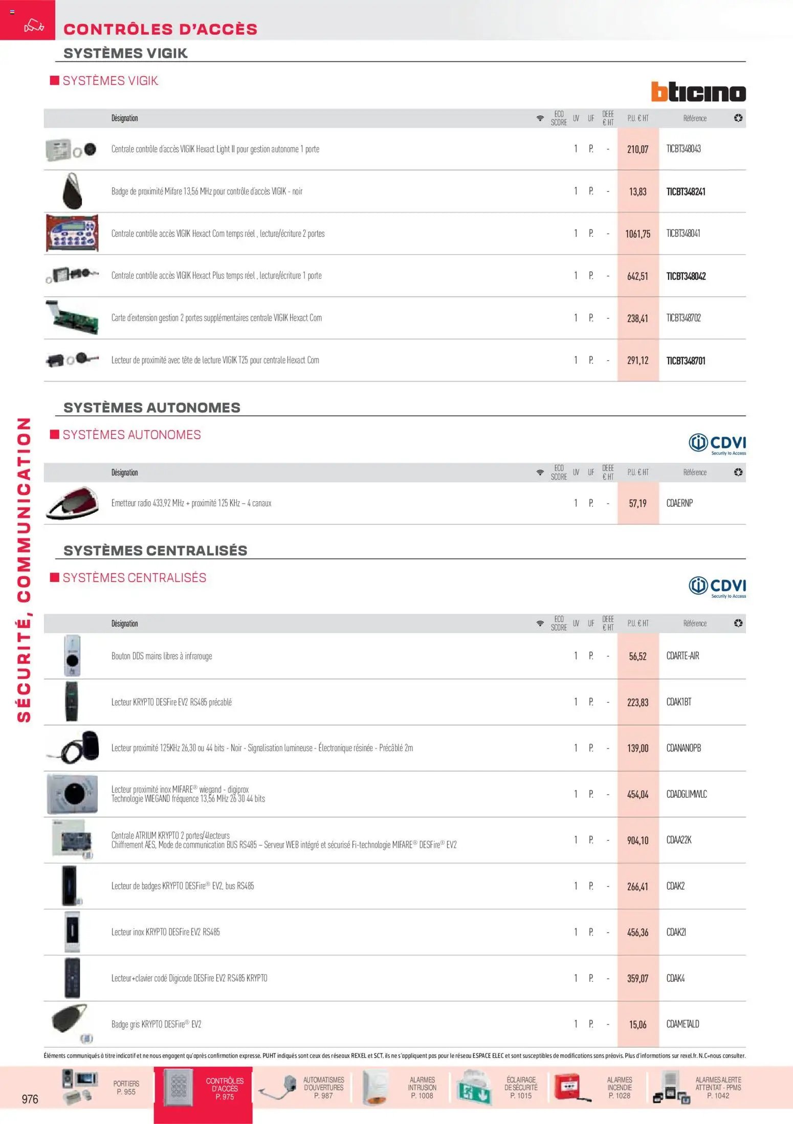 Rexel catalogue à partir du 01/12/2025 Sécurité, Communication