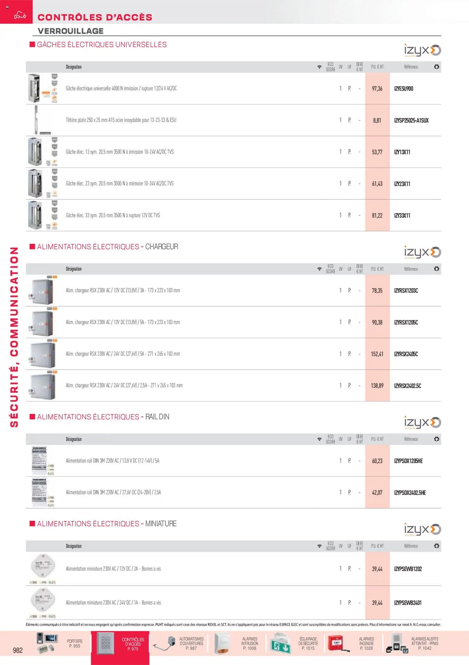 Rexel catalogue à partir du 01/12/2025 Sécurité, Communication
