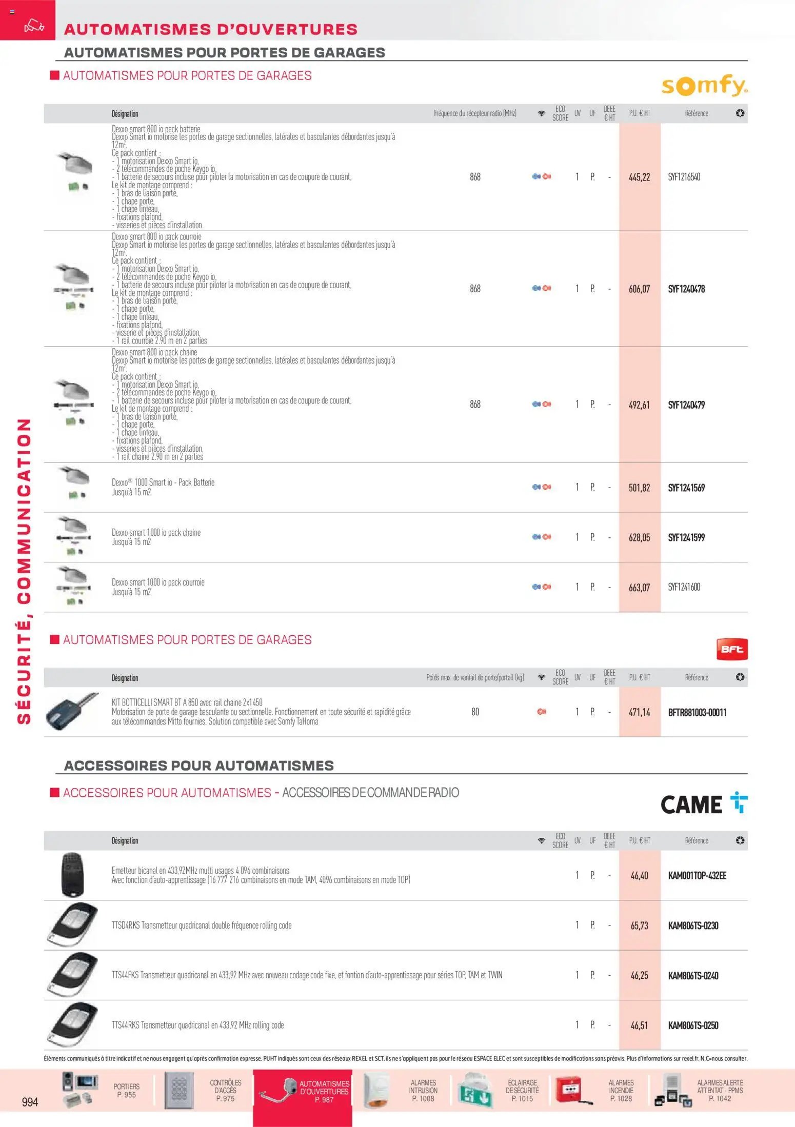 Rexel catalogue à partir du 01/12/2025 Sécurité, Communication