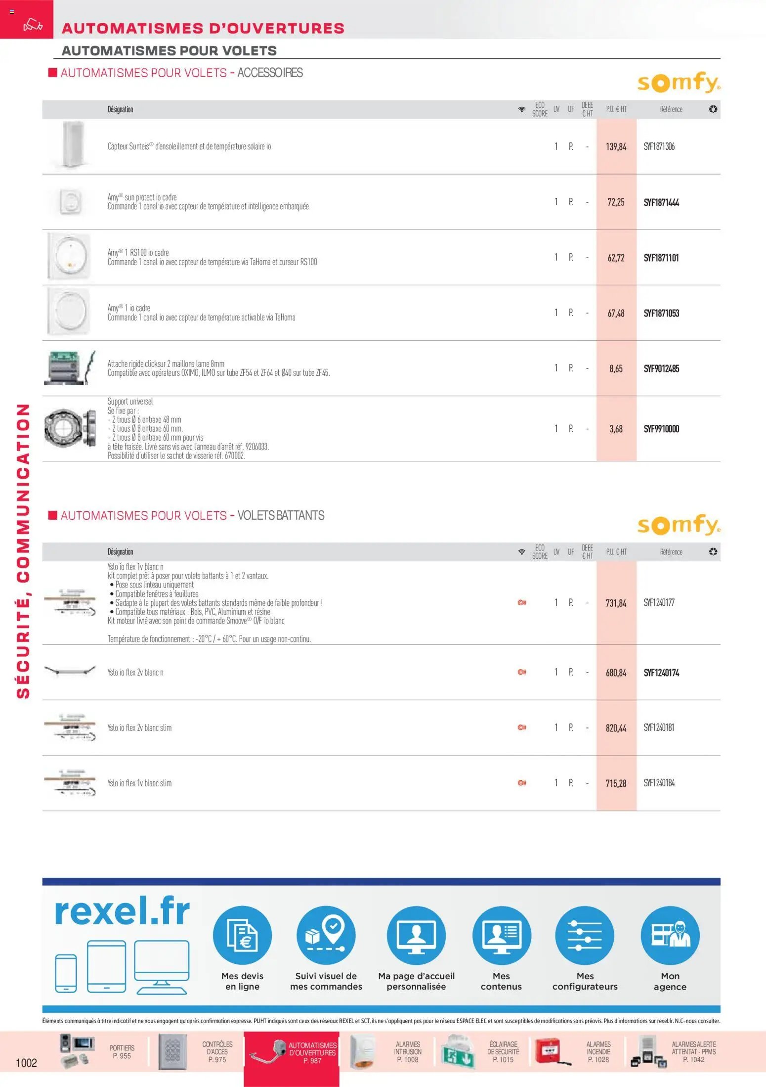Rexel catalogue à partir du 01/12/2025 Sécurité, Communication