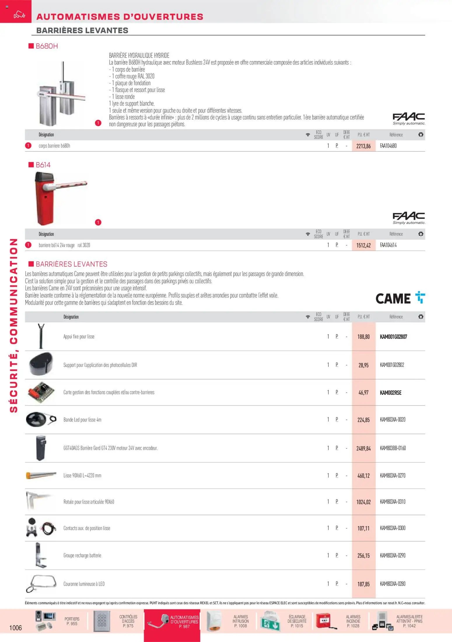 Rexel catalogue à partir du 01/12/2025 Sécurité, Communication