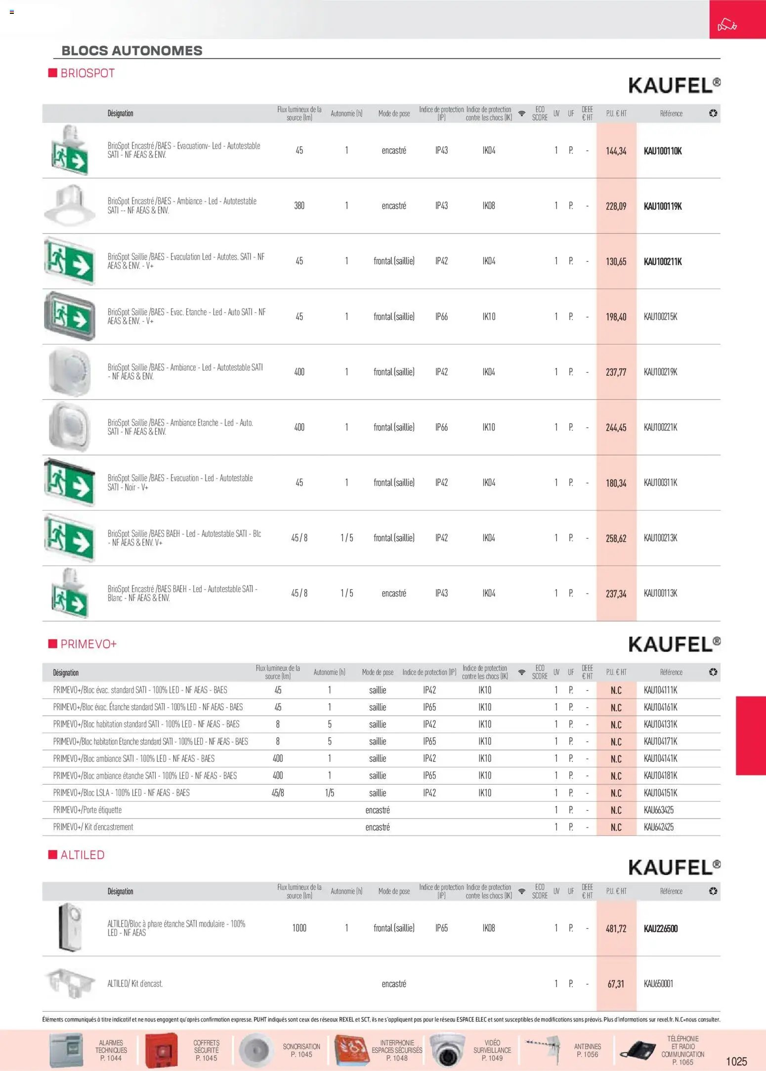 Rexel catalogue à partir du 01/12/2025 Sécurité, Communication