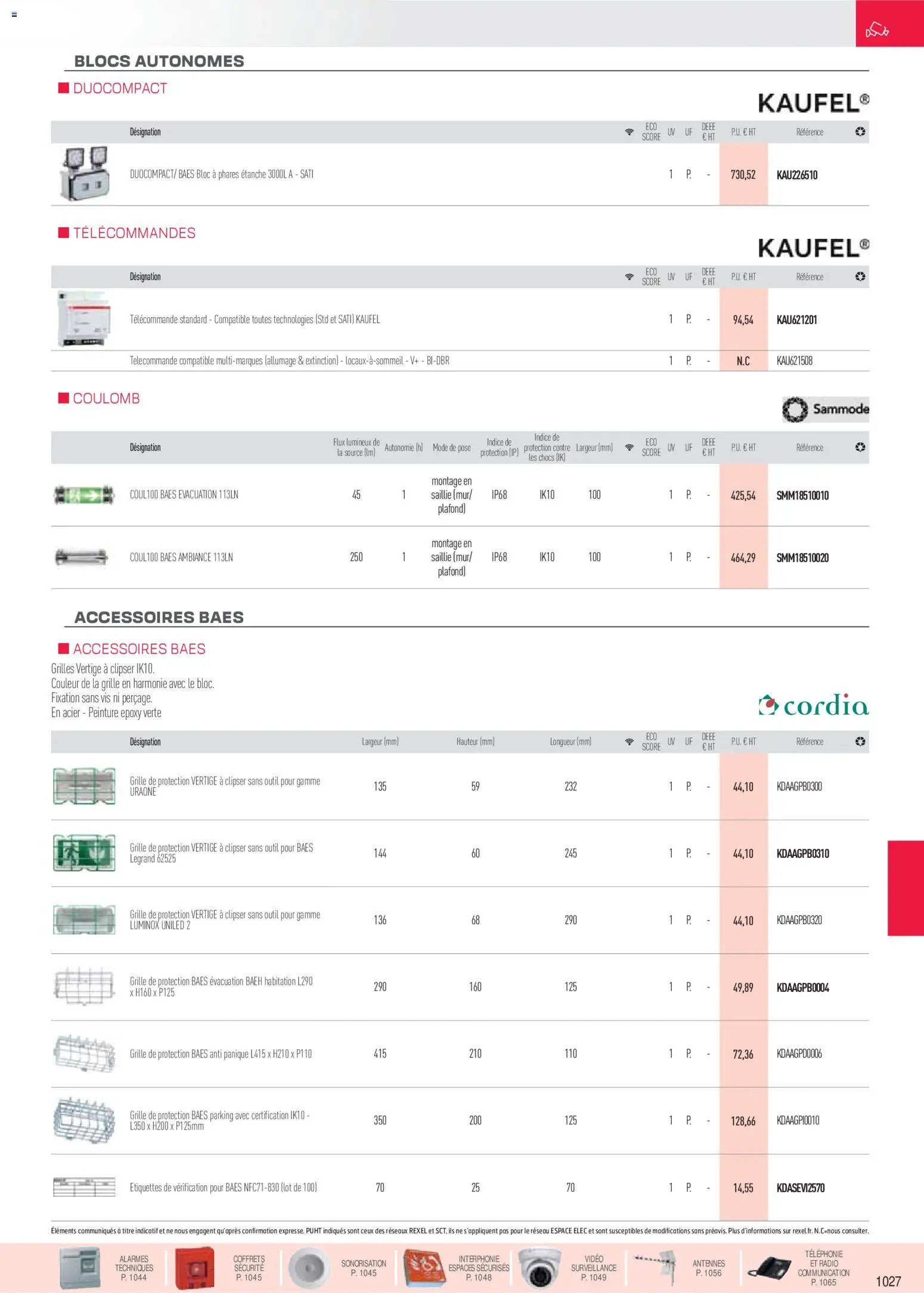 Rexel catalogue à partir du 01/12/2025 Sécurité, Communication