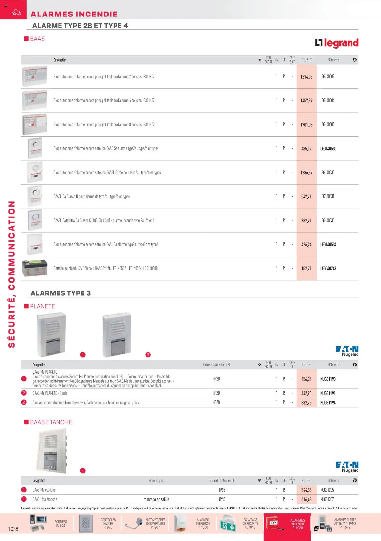 Rexel catalogue à partir du 01/12/2025 Sécurité, Communication