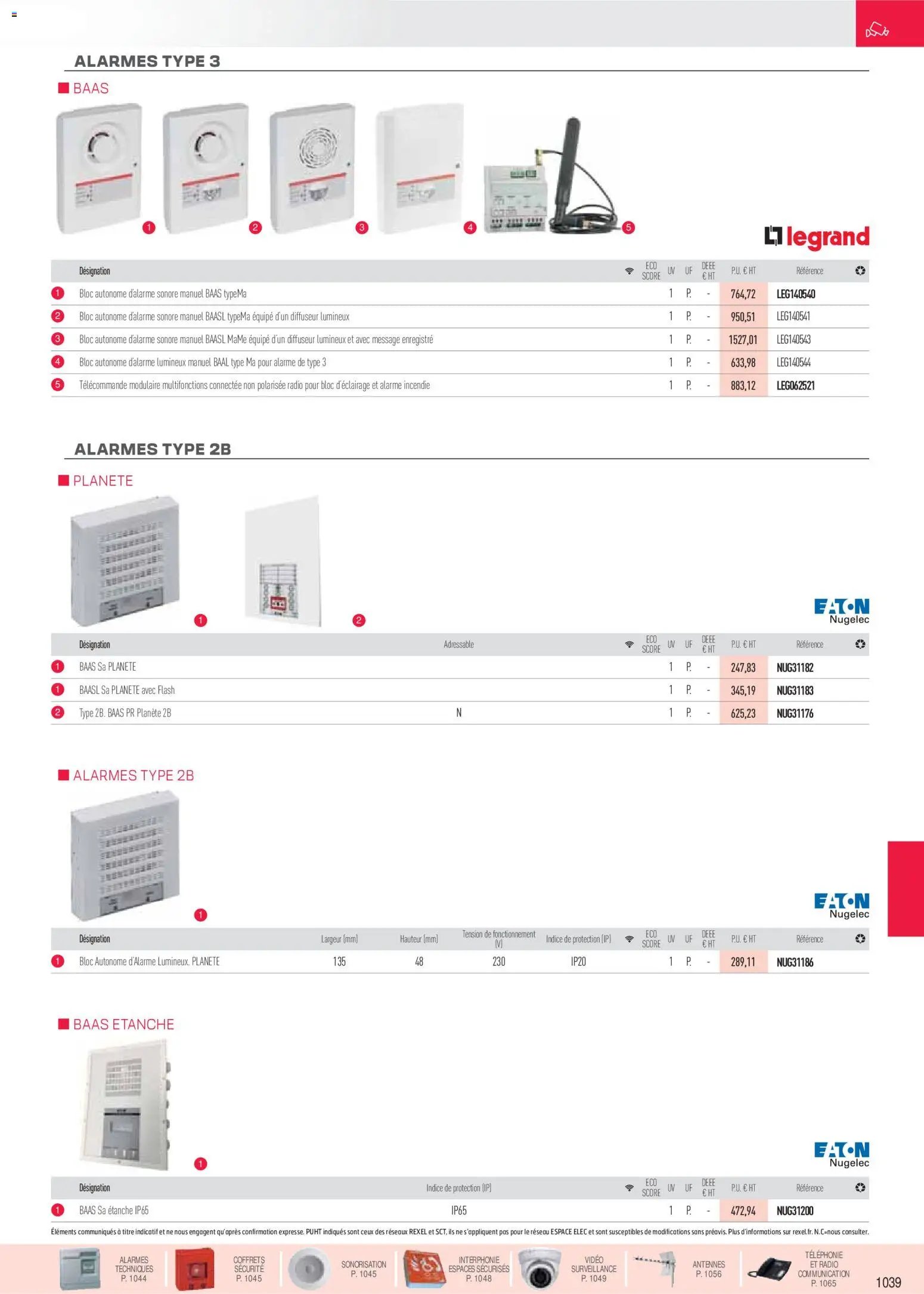Rexel catalogue à partir du 01/12/2025 Sécurité, Communication