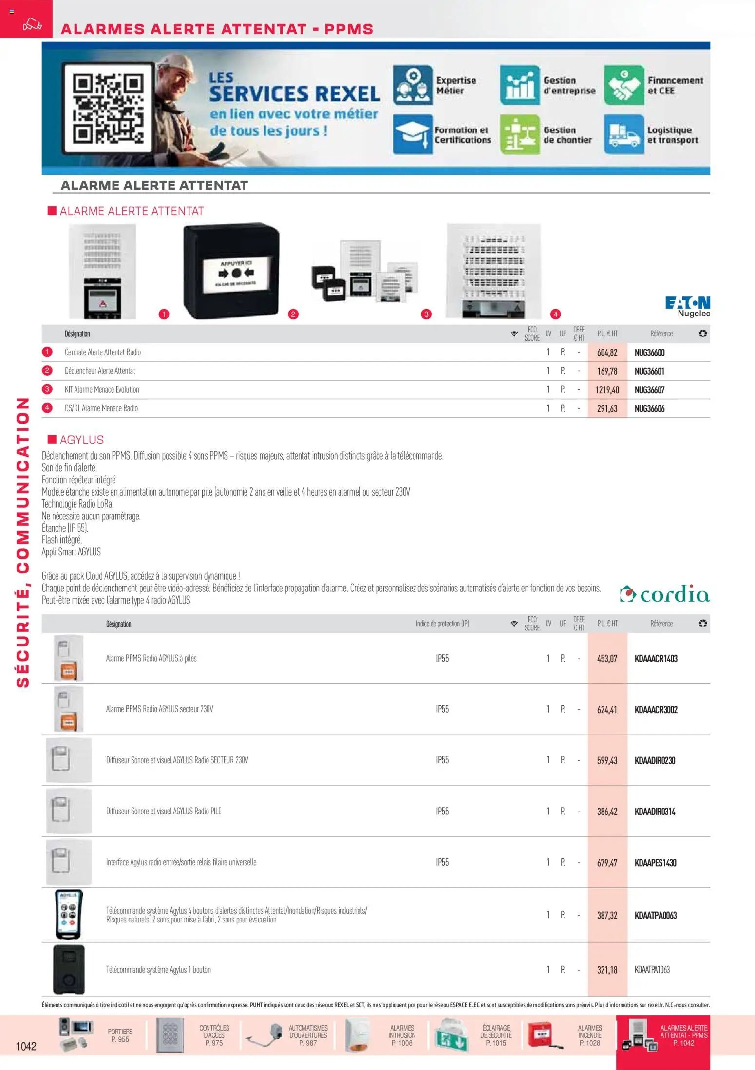 Rexel catalogue à partir du 01/12/2025 Sécurité, Communication