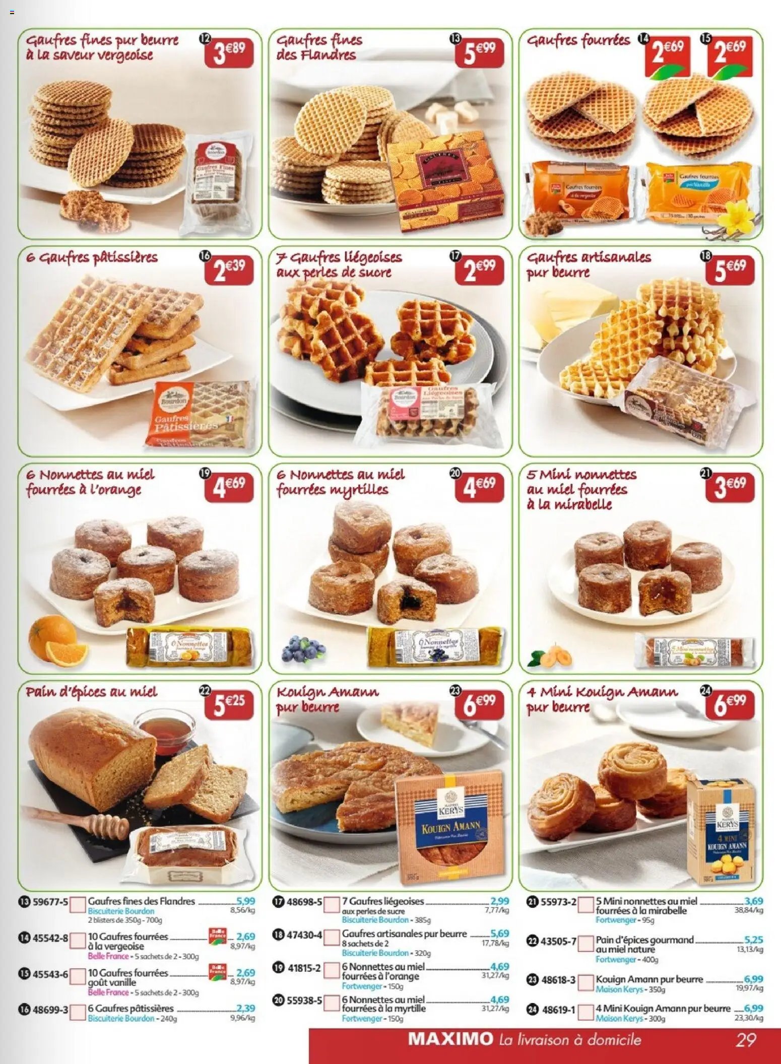 Maximo catalogue à partir du 23/01/2026 Catalogue epicerie