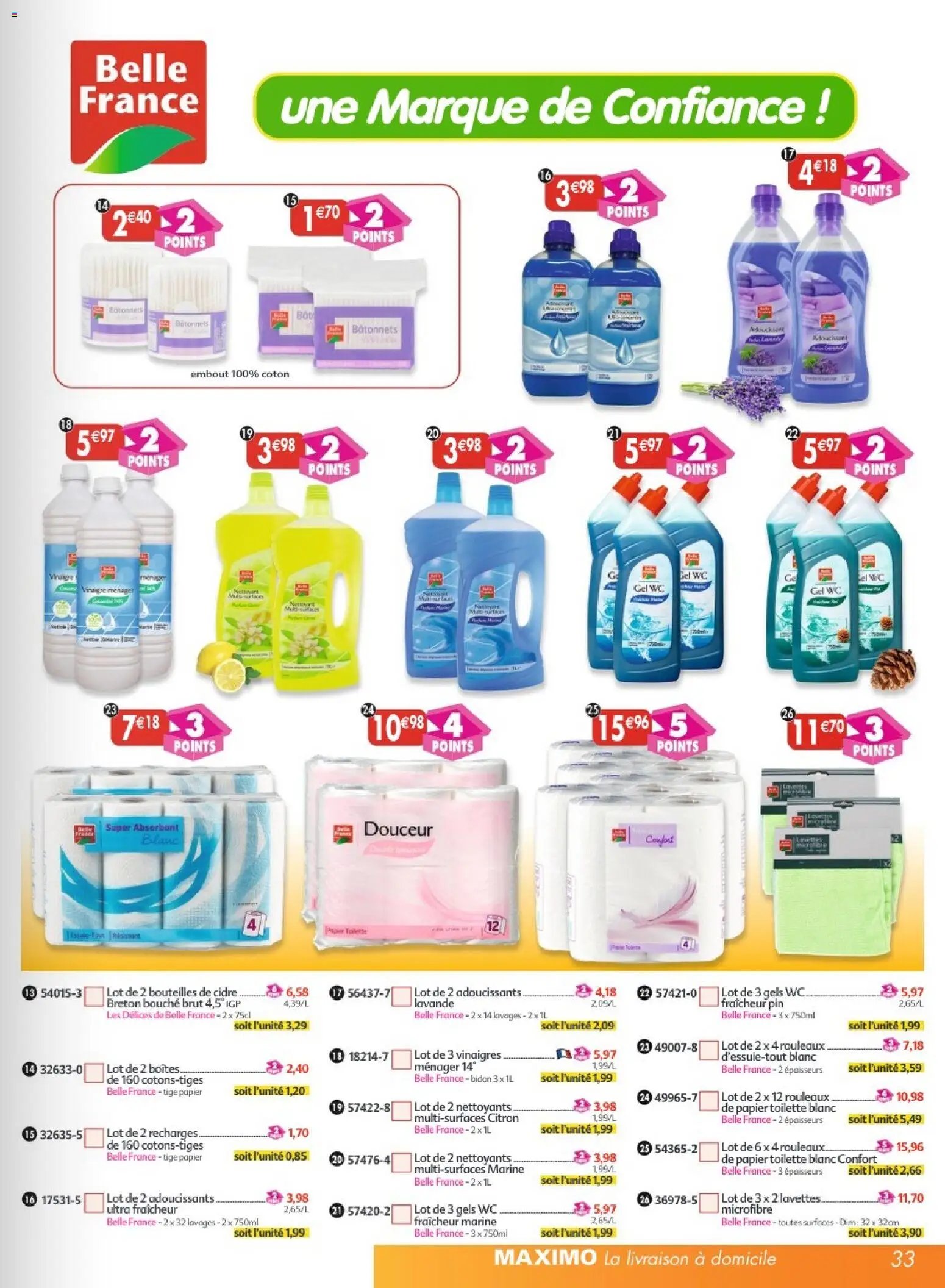 Maximo catalogue à partir du 23/01/2026 Catalogue epicerie