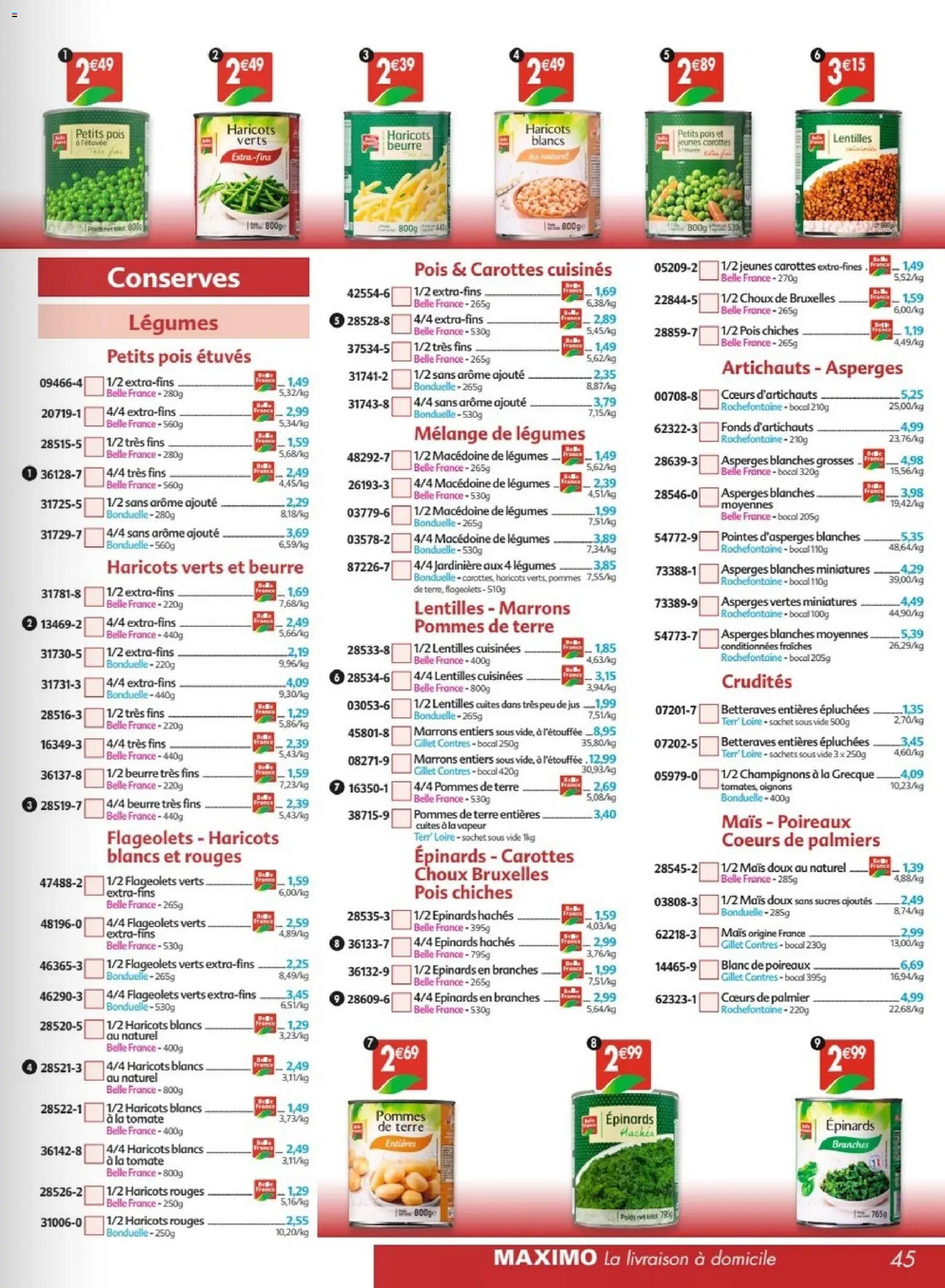 Maximo catalogue à partir du 23/01/2026 Catalogue epicerie