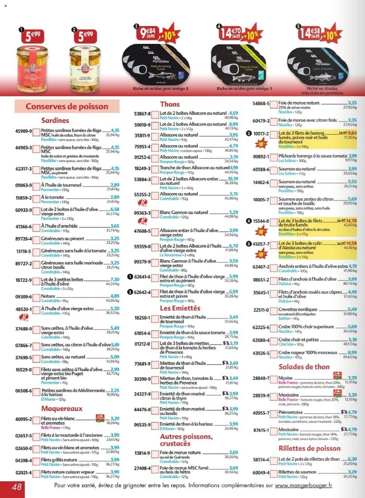 Maximo catalogue à partir du 23/01/2026 Catalogue epicerie