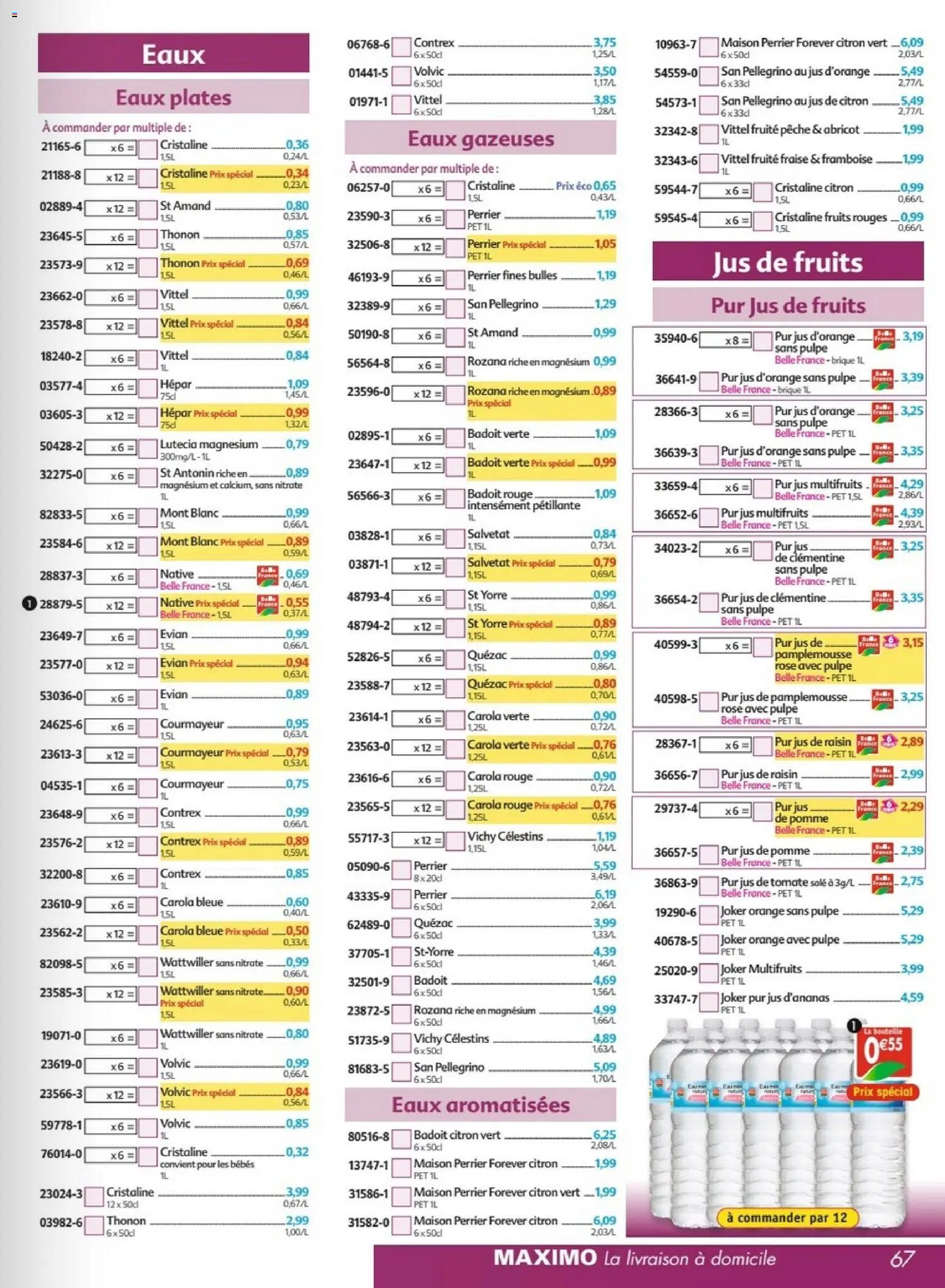 Maximo catalogue à partir du 23/01/2026 Catalogue epicerie