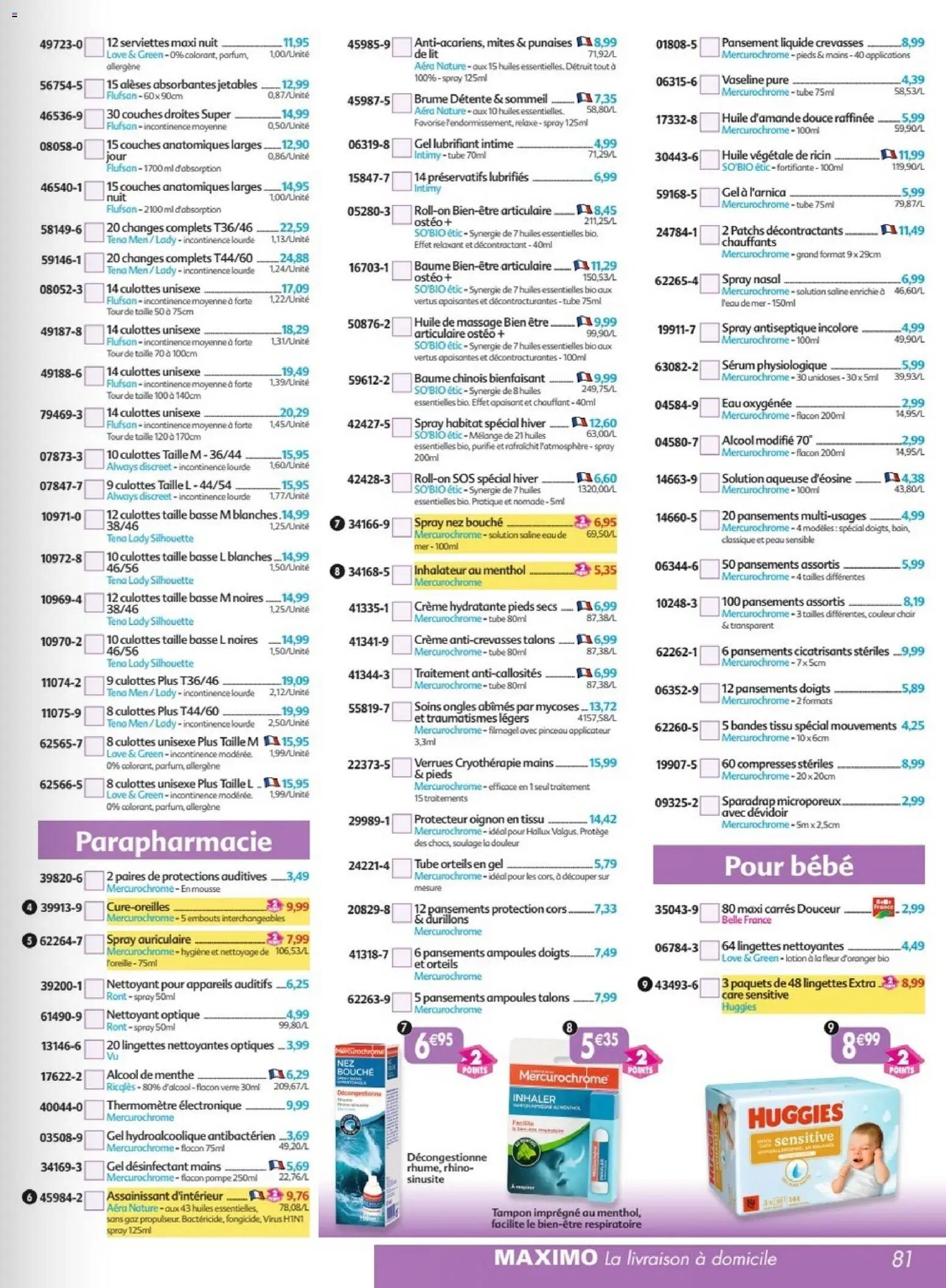Maximo catalogue à partir du 23/01/2026 Catalogue epicerie