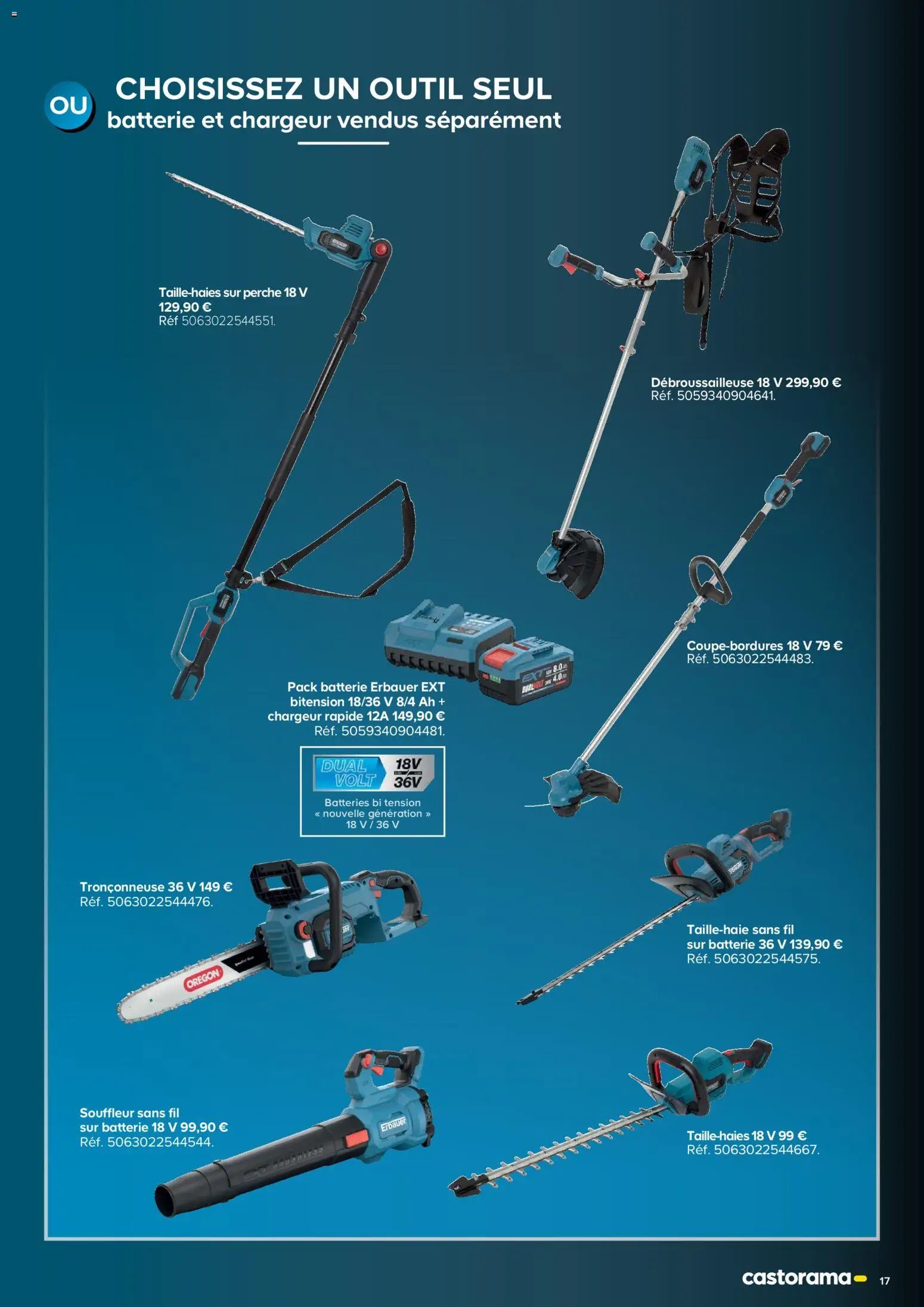 Castorama catalogue à partir du 26/02/2026 Outils motorisés de jardin et nettoyeurs haute pression