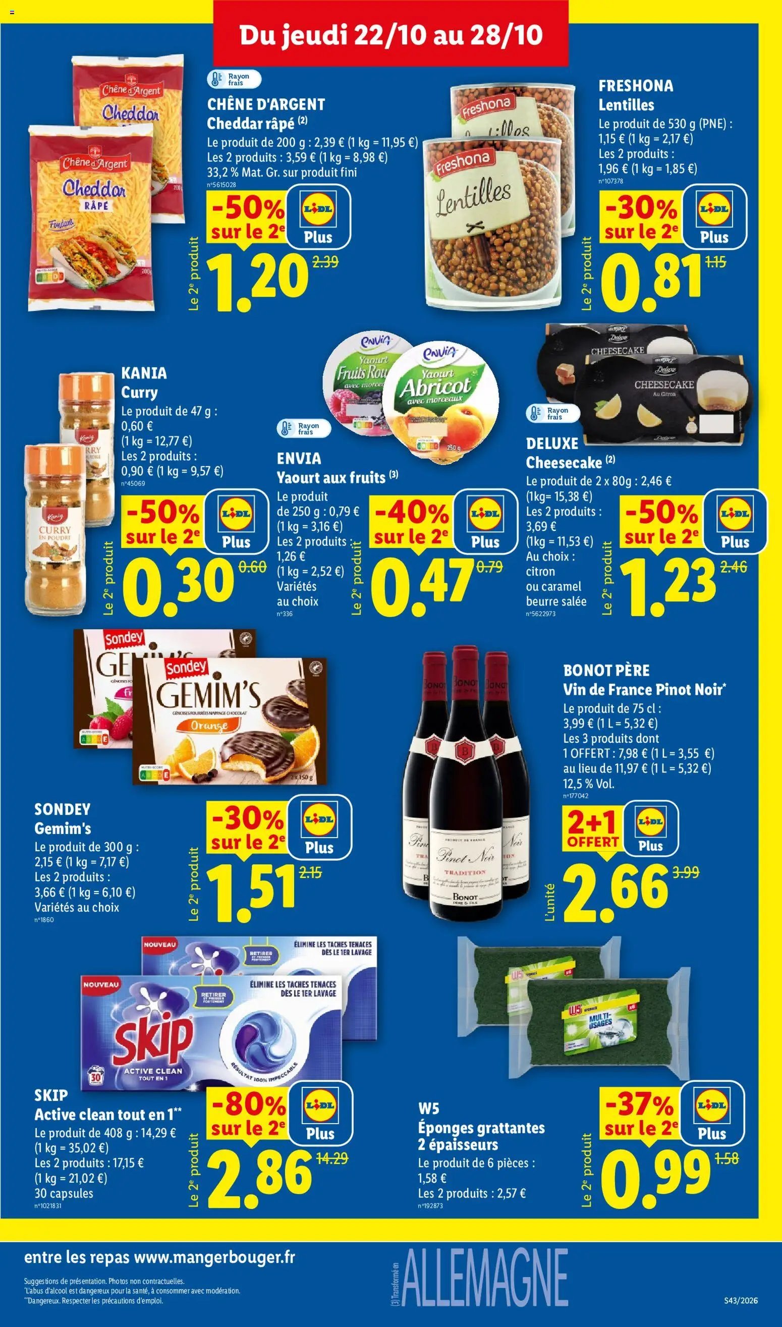 Catalogue LIDL à venir 22/10/2026 » Prospectus Octobre