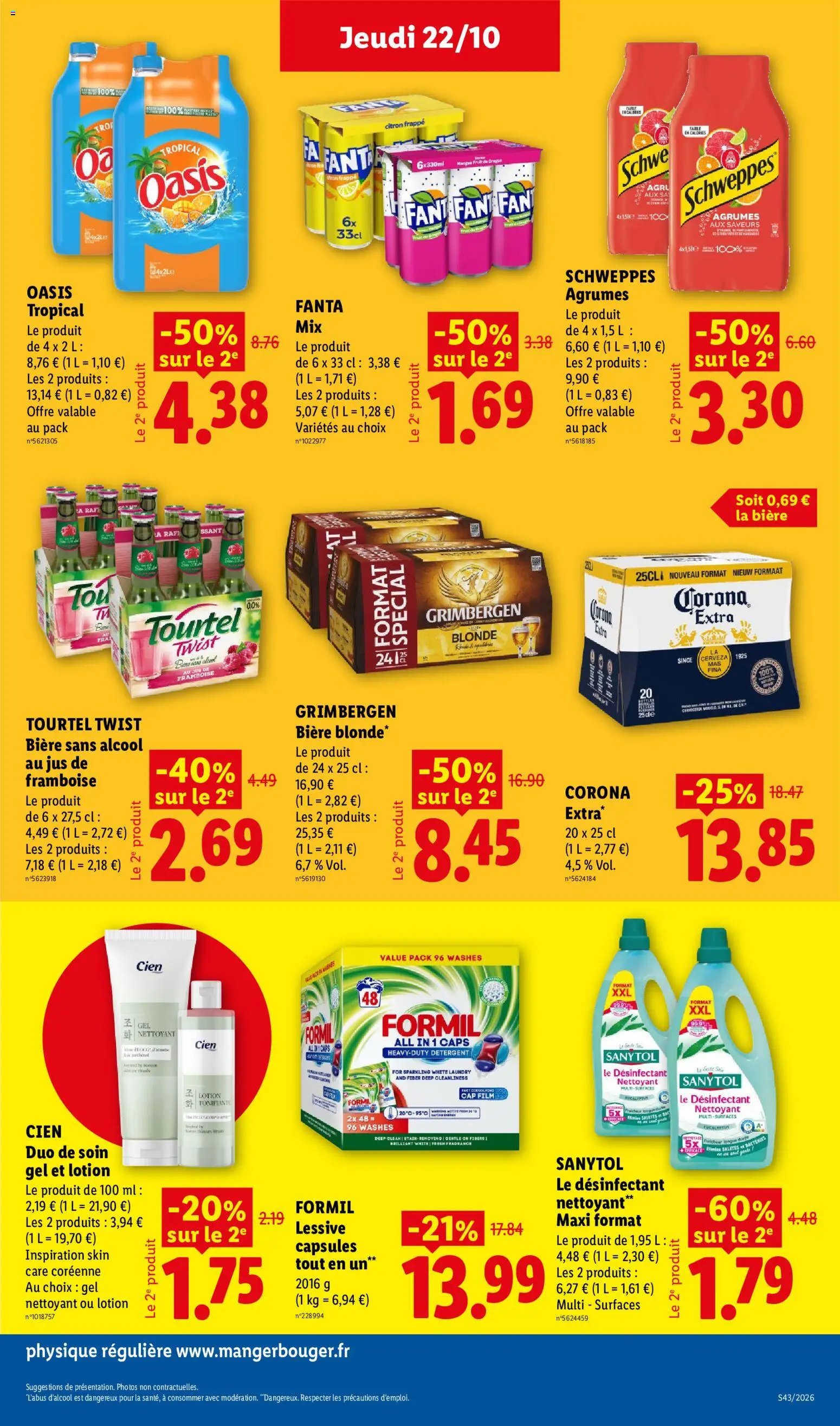 Catalogue LIDL à venir 22/10/2026 » Prospectus Octobre