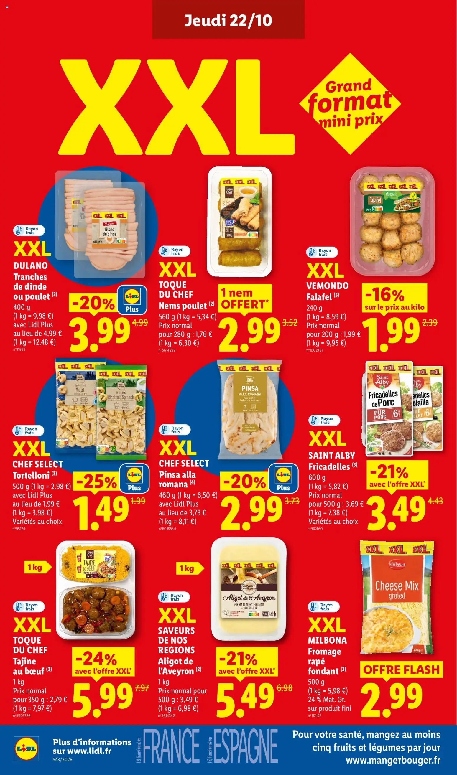 Catalogue LIDL à venir 22/10/2026 » Prospectus Octobre
