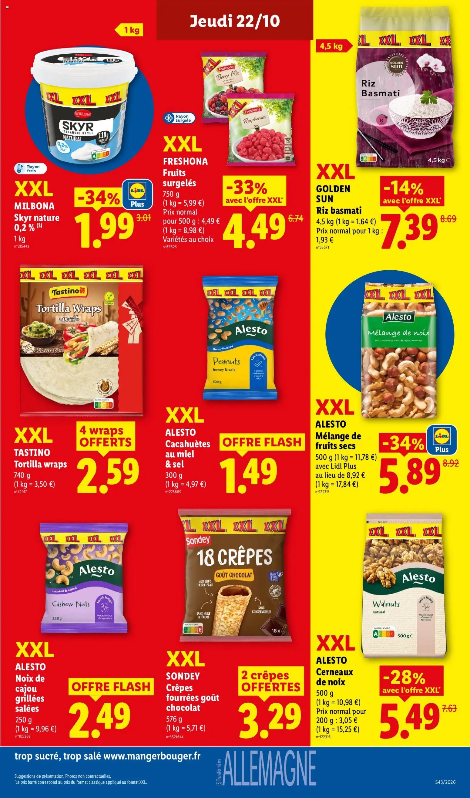 Catalogue LIDL à venir 22/10/2026 » Prospectus Octobre