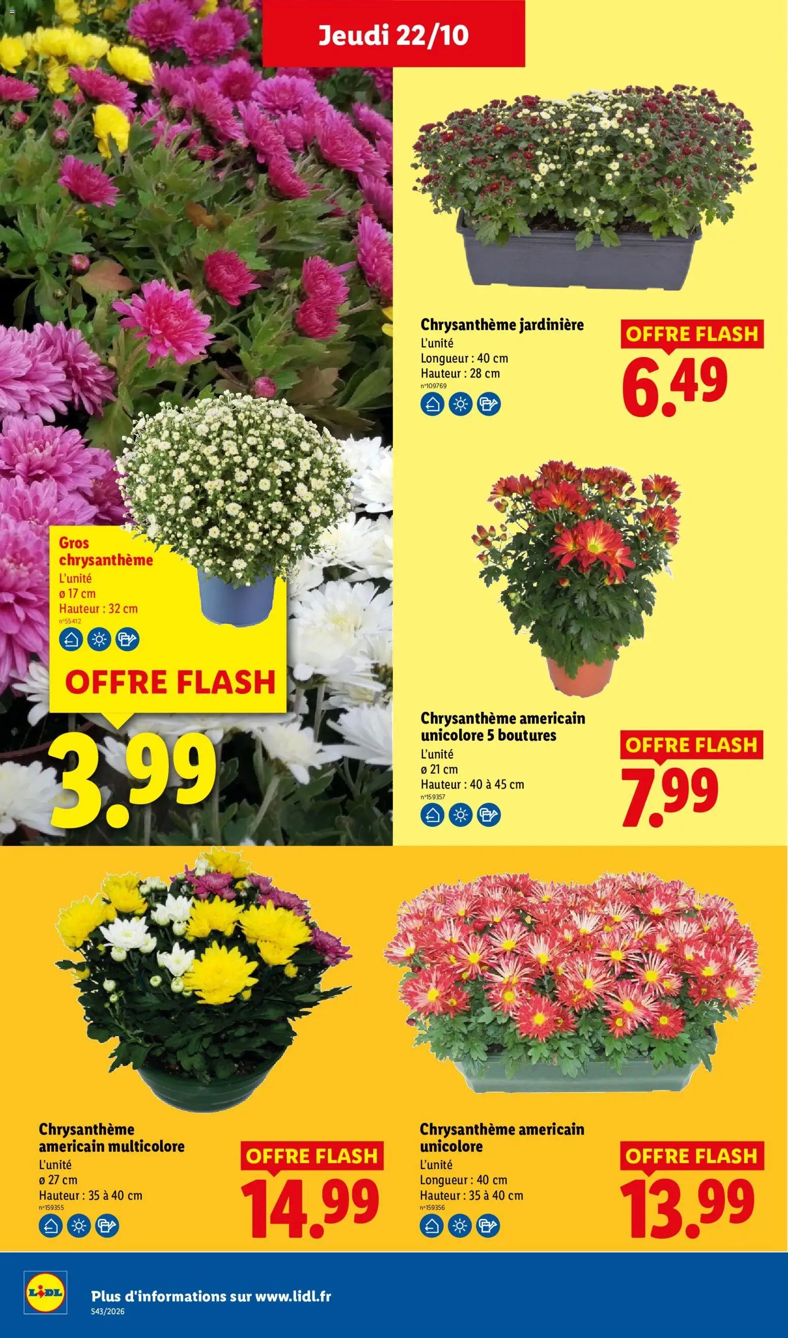 Catalogue LIDL à venir 22/10/2026 » Prospectus Octobre