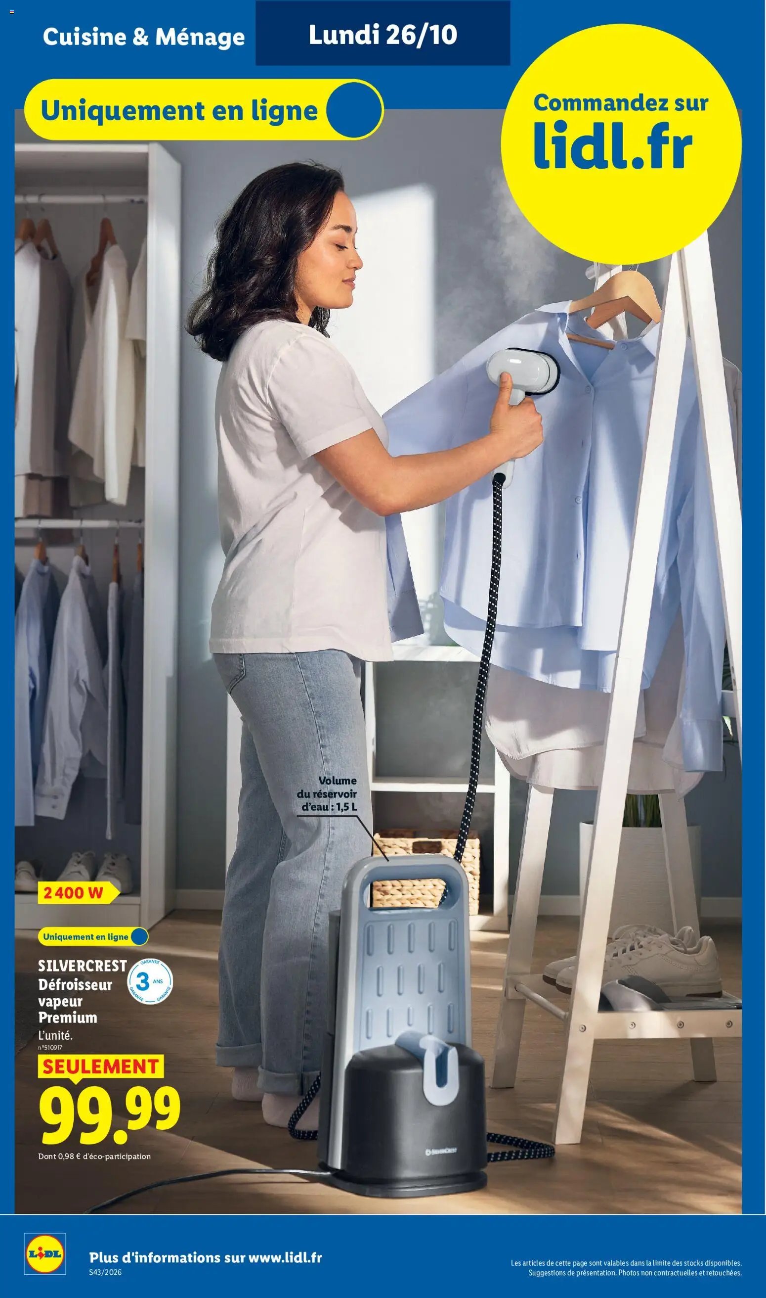 Catalogue LIDL à venir 22/10/2026 » Prospectus Octobre