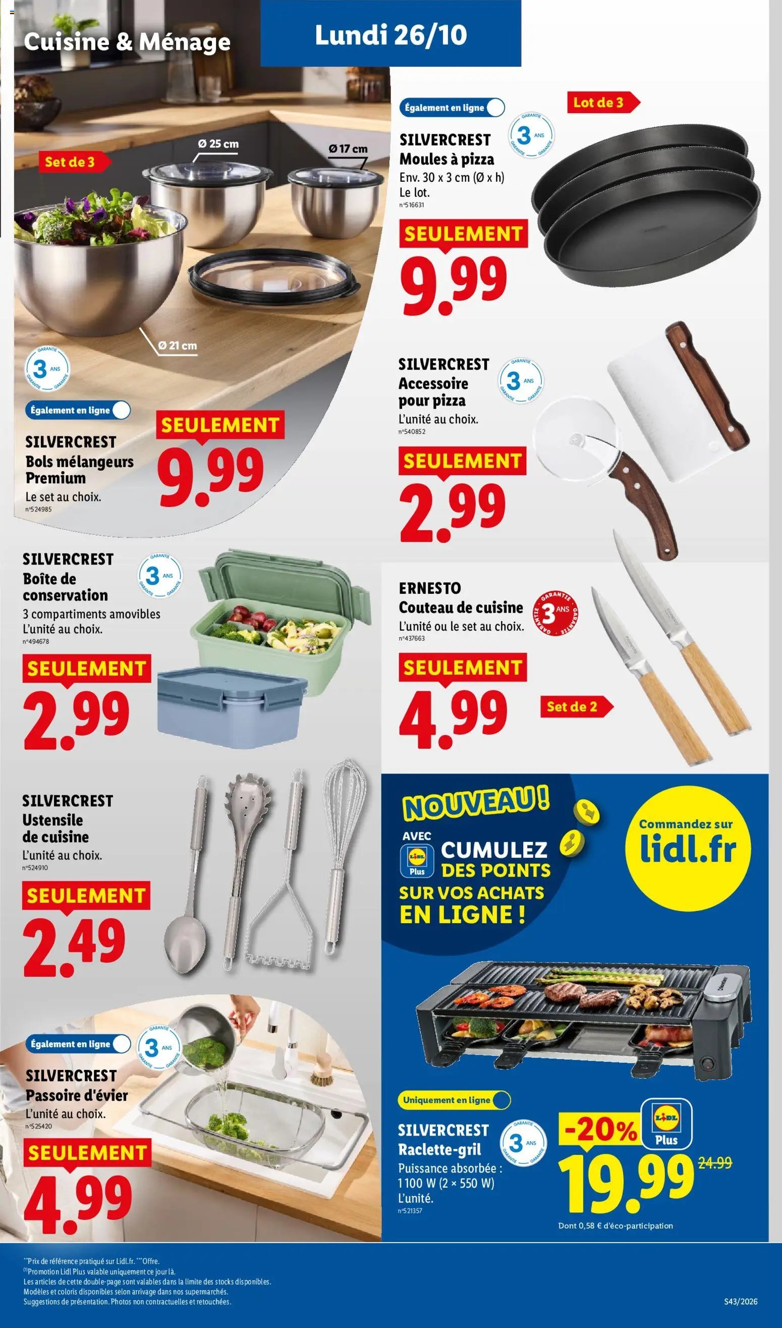 Catalogue LIDL à venir 22/10/2026 » Prospectus Octobre