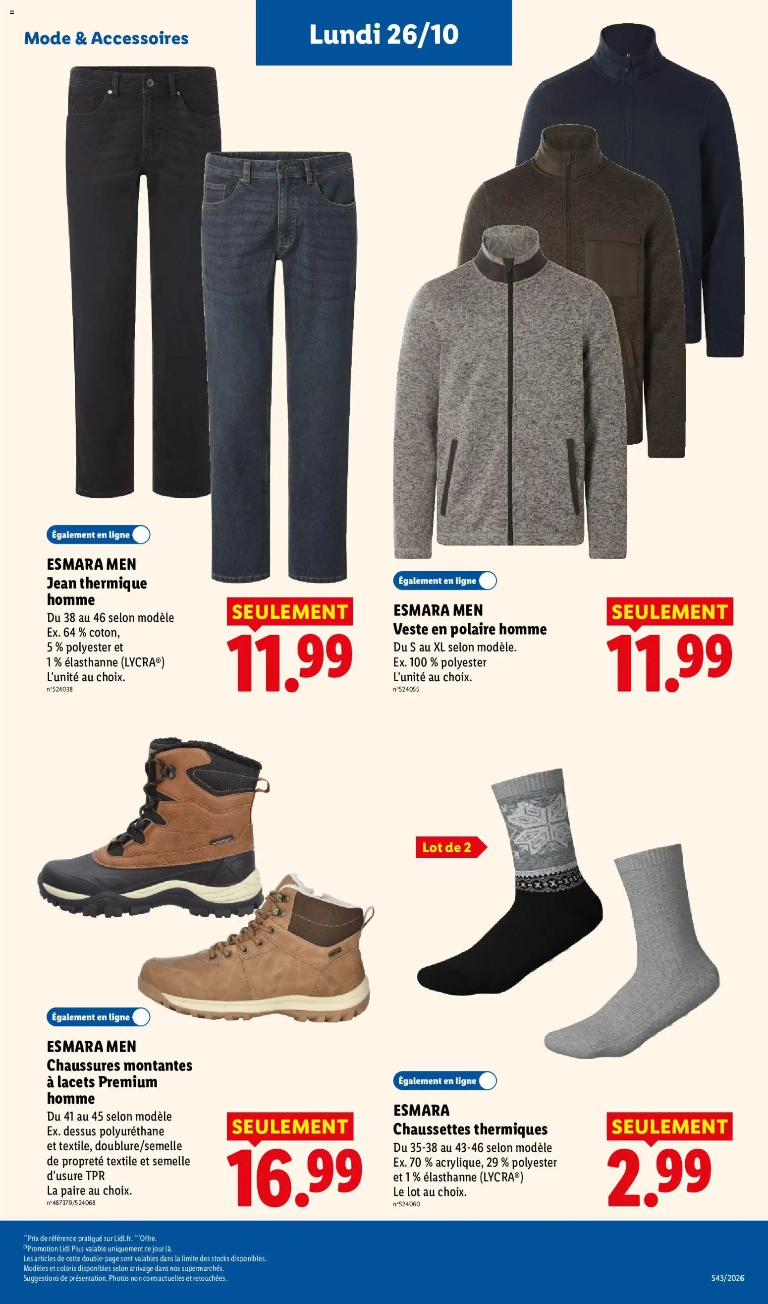 Catalogue LIDL à venir 22/10/2026 » Prospectus Octobre