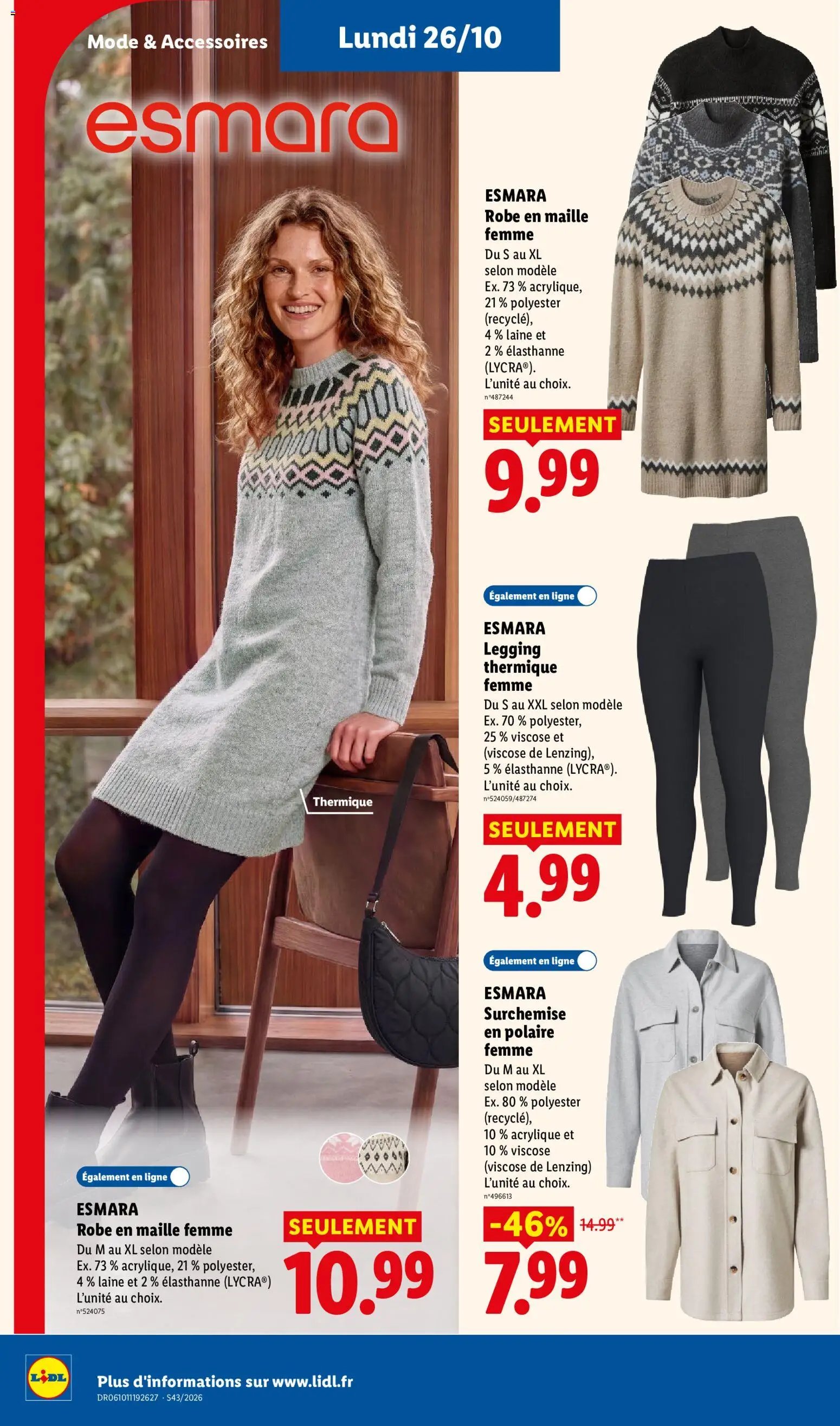 Catalogue LIDL à venir 22/10/2026 » Prospectus Octobre
