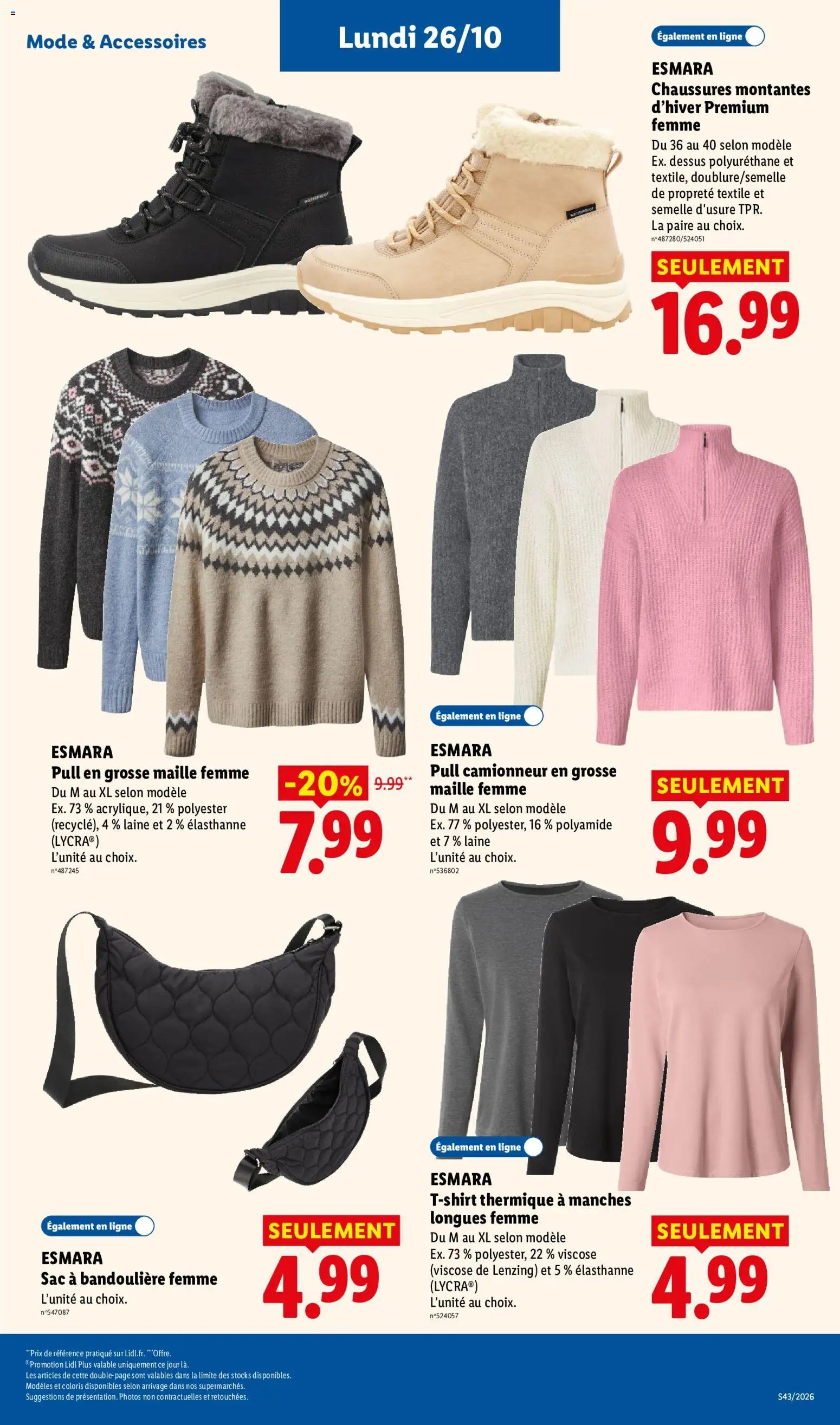 Catalogue LIDL à venir 22/10/2026 » Prospectus Octobre