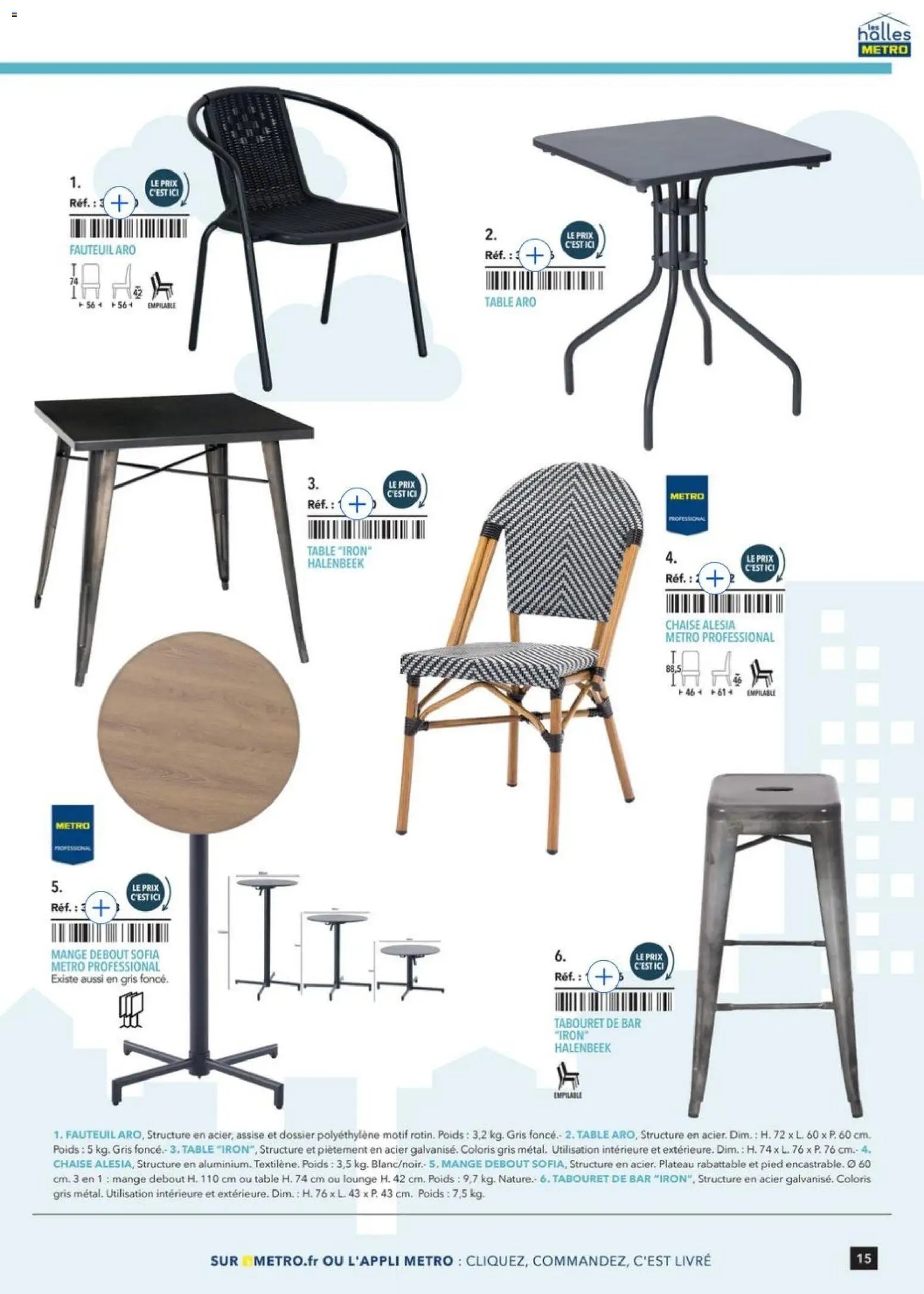 METRO catalogue à partir du 09/01/2026 Terrasse&salle Collection 2026