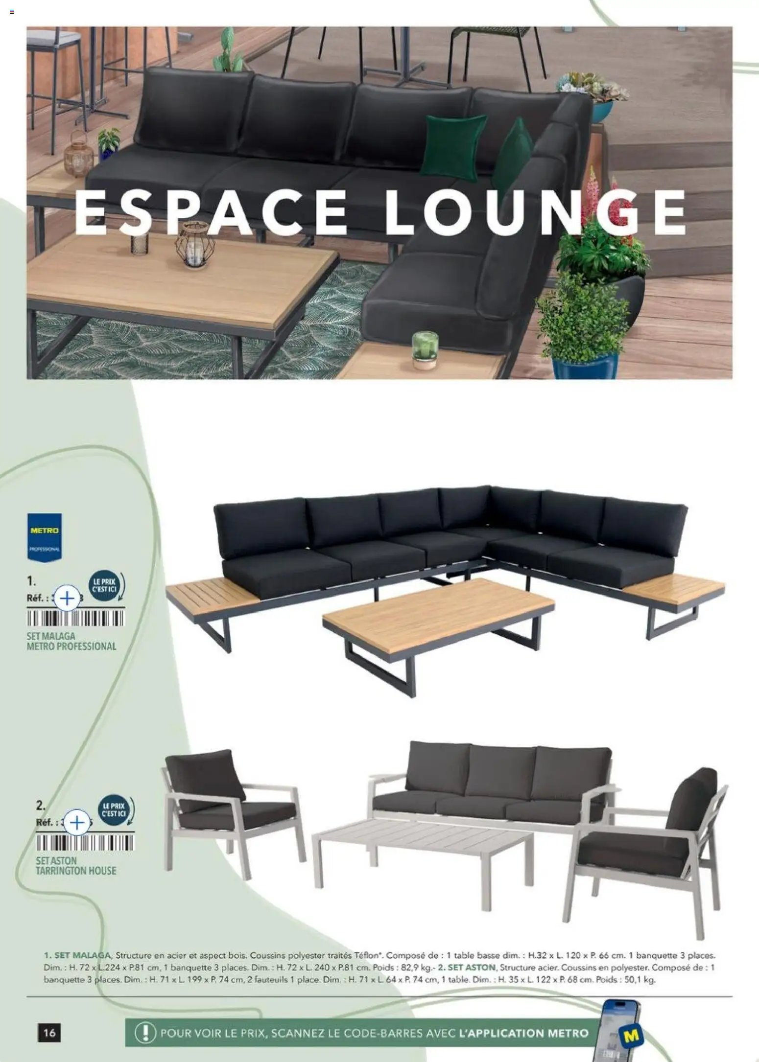 METRO catalogue à partir du 09/01/2026 Terrasse&salle Collection 2026