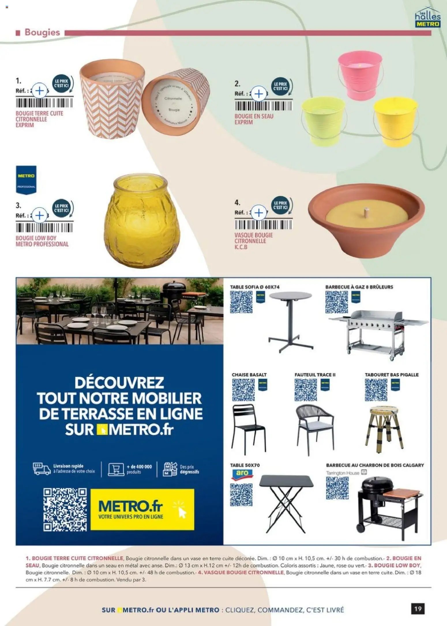 METRO catalogue à partir du 09/01/2026 Terrasse&salle Collection 2026