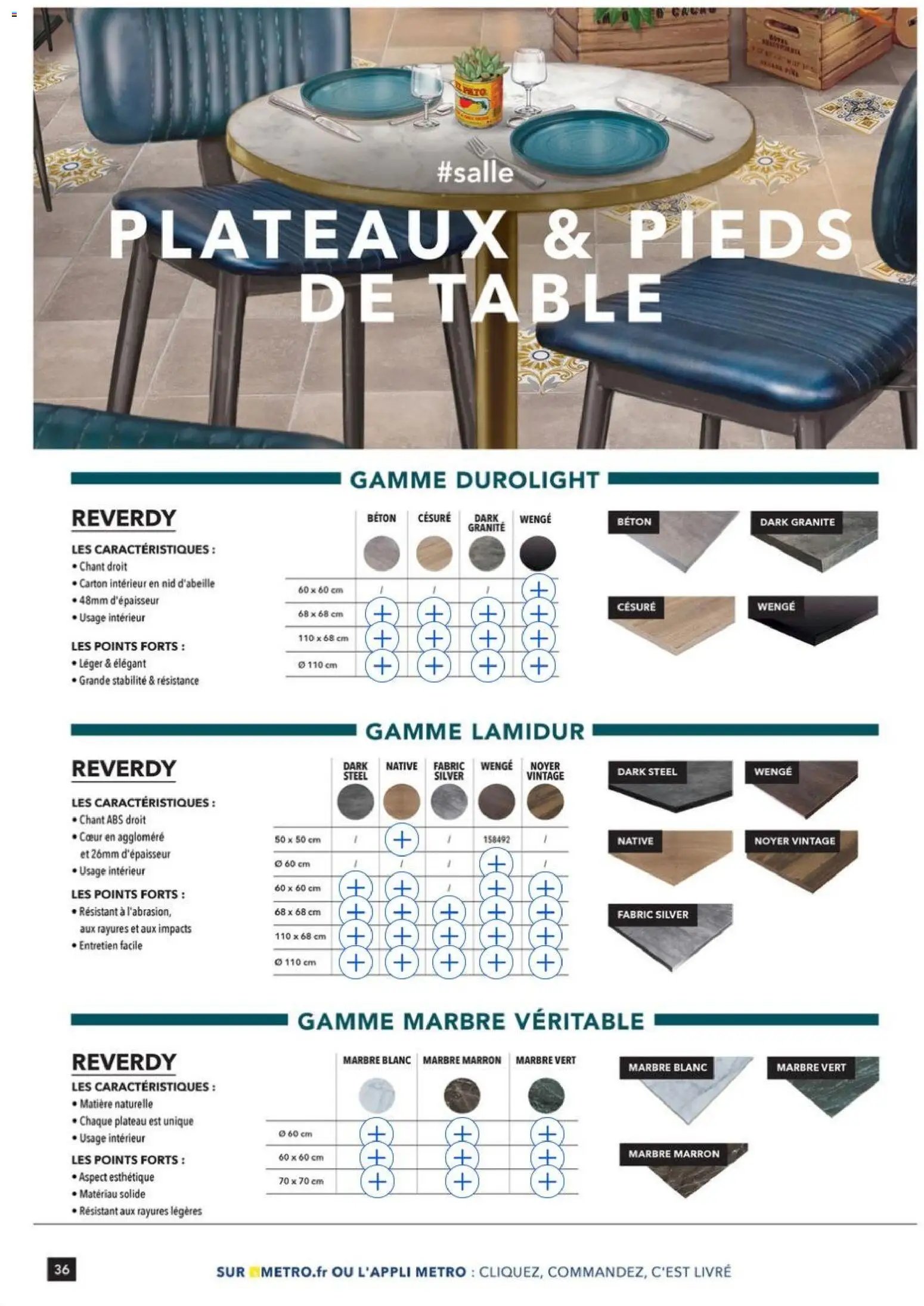 METRO catalogue à partir du 09/01/2026 Terrasse&salle Collection 2026