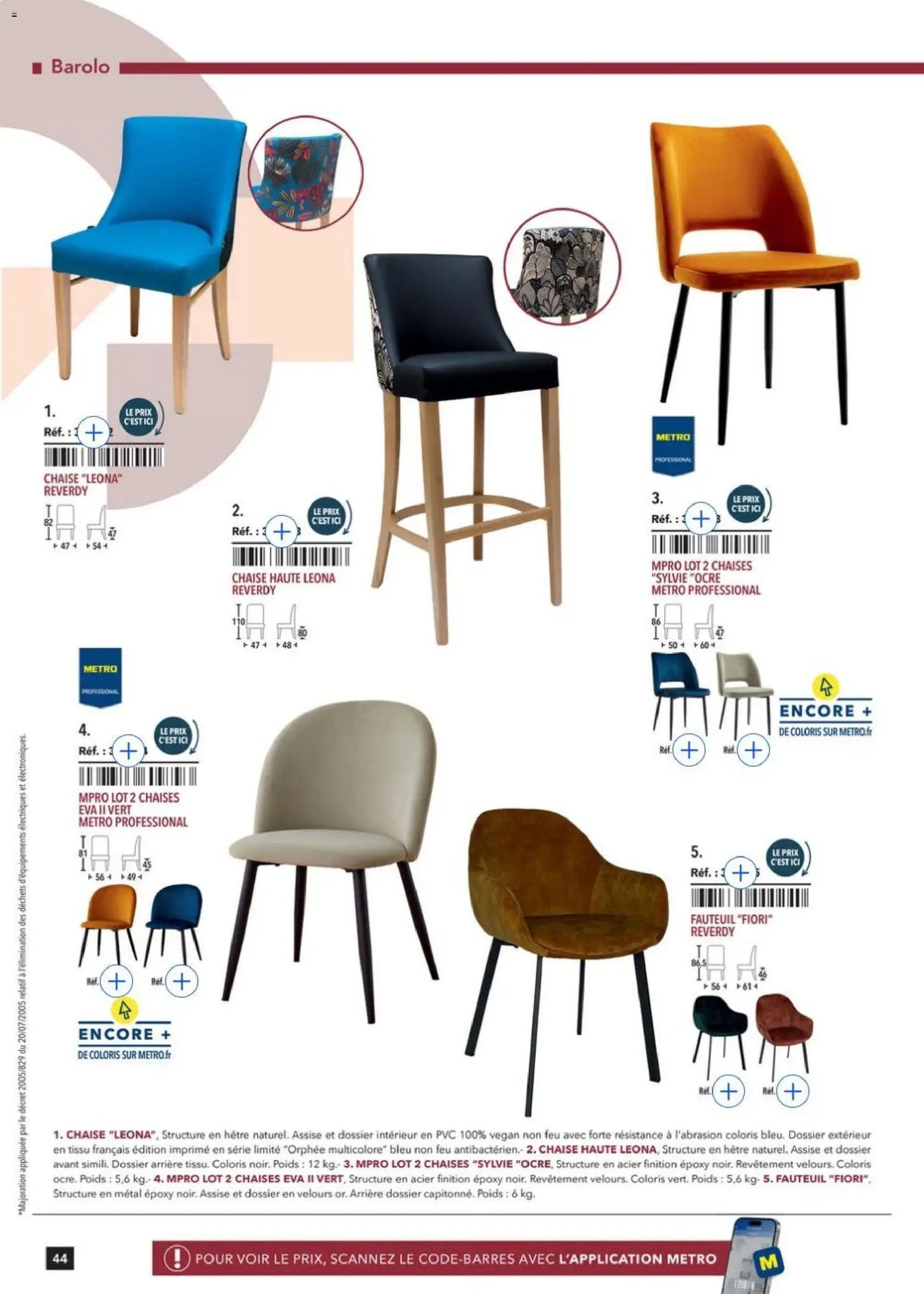 METRO catalogue à partir du 09/01/2026 Terrasse&salle Collection 2026
