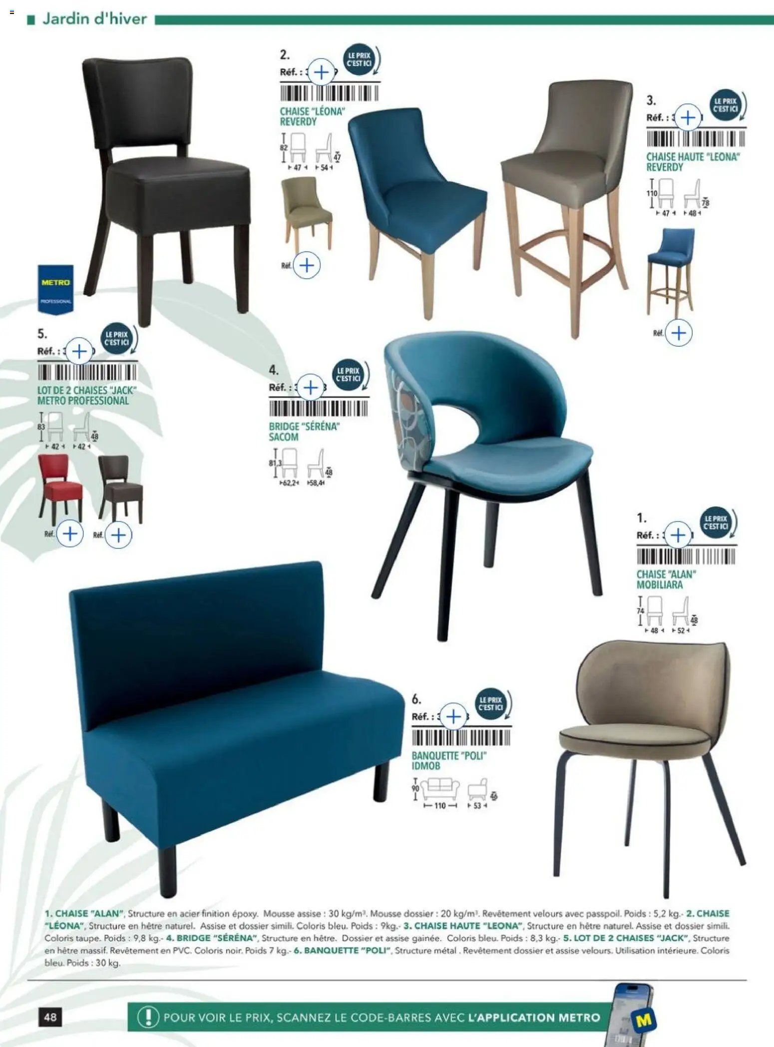METRO catalogue à partir du 09/01/2026 Terrasse&salle Collection 2026