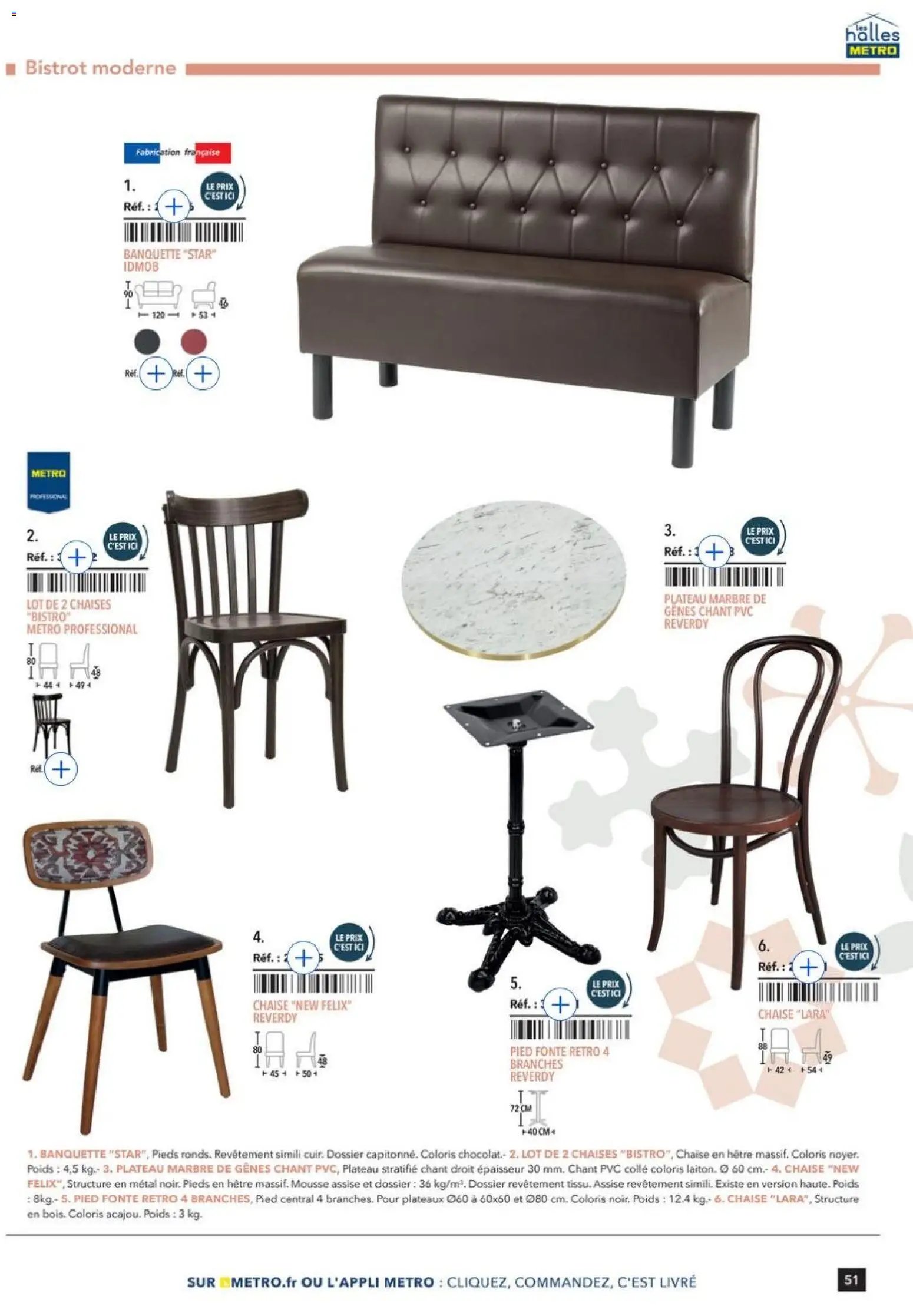 METRO catalogue à partir du 09/01/2026 Terrasse&salle Collection 2026